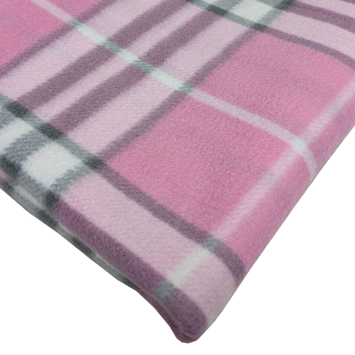 Location Clothing TARTAN THROW BLANKET Pink Check Blanket 302afdab Location Clothing