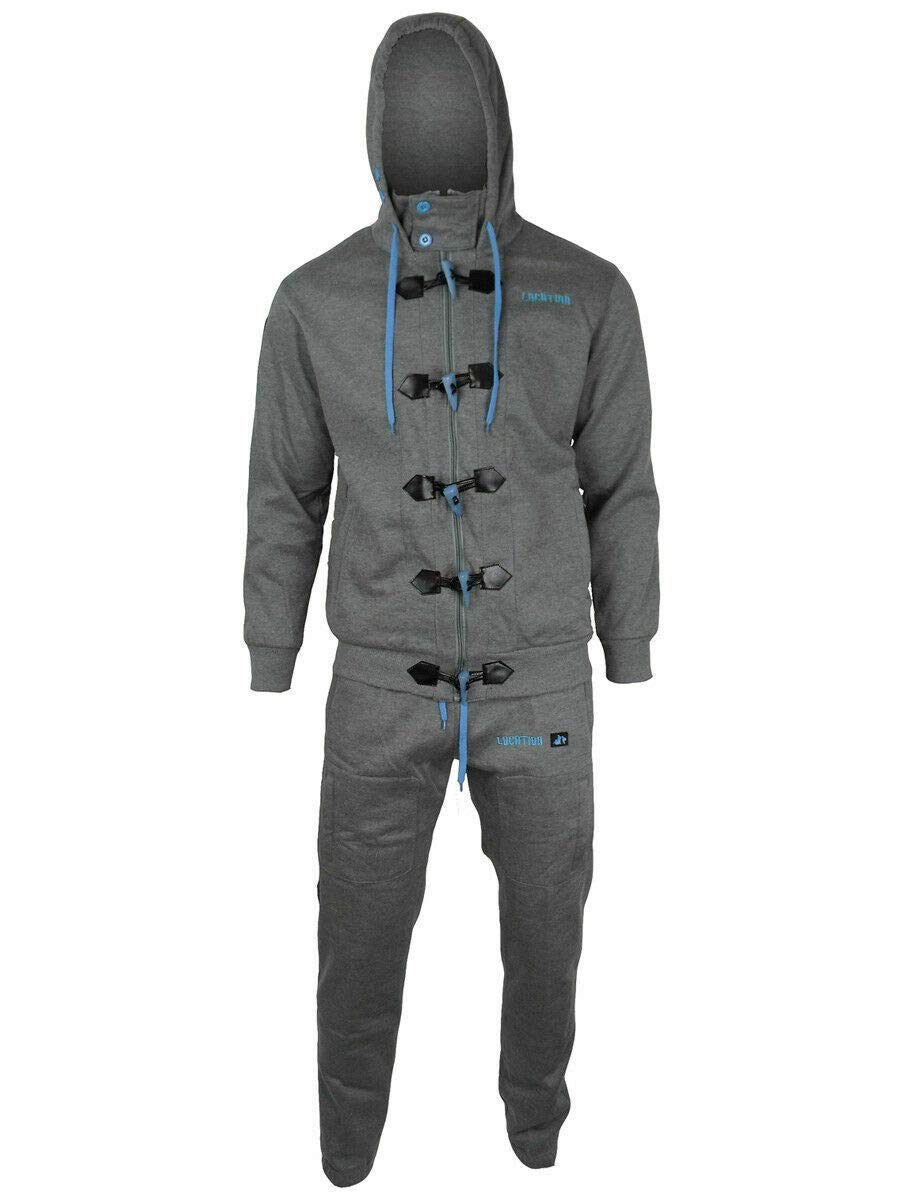 Mens Location Tracksuit Set Fleece Hoodie Top & Bottoms Joggers 2 Set Jogging Heather Grey Black S Jogger Suit 98e7c1cb Location Clothing
