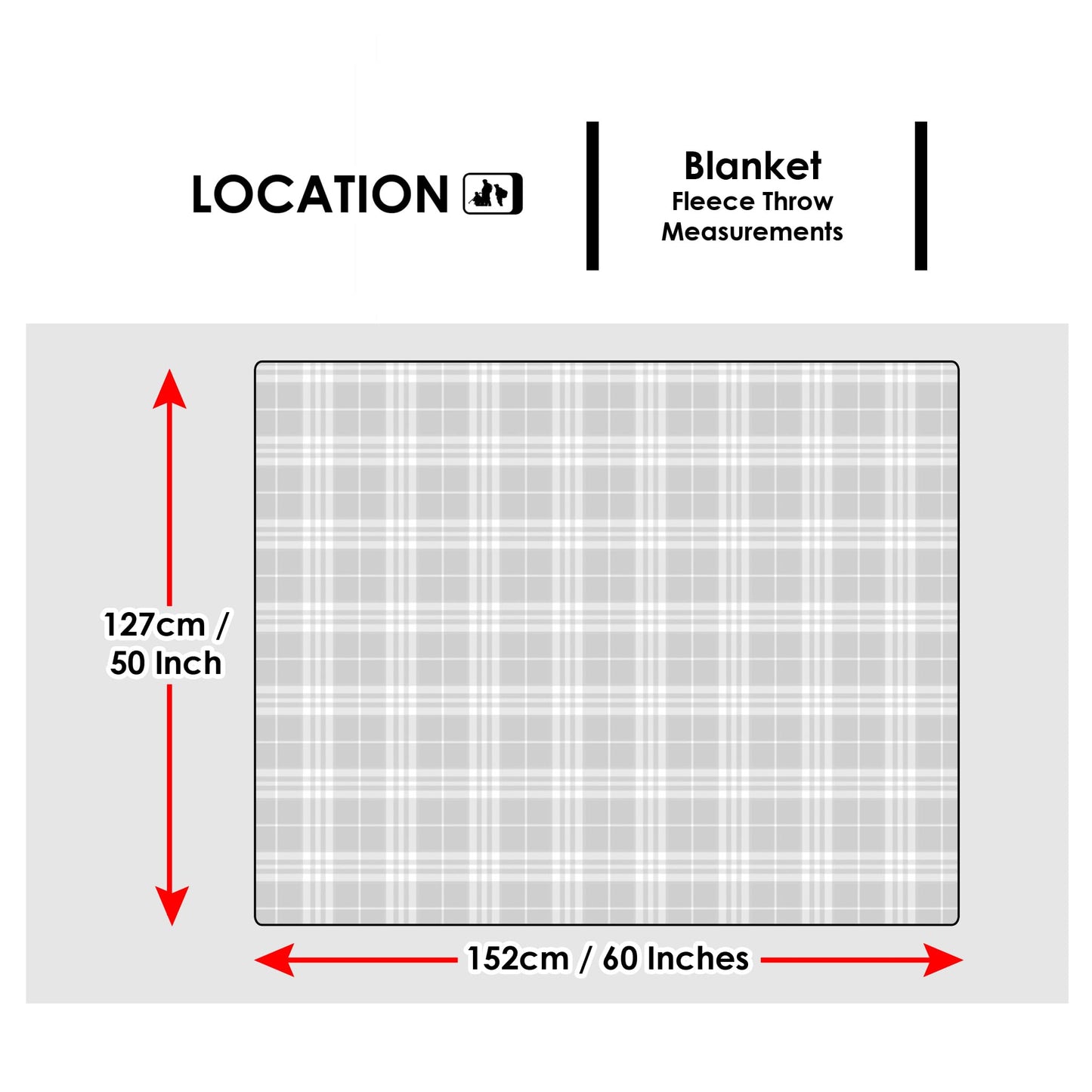 Location Clothing TARTAN THROW BLANKET Blanket 9d9bc0ee Location Clothing