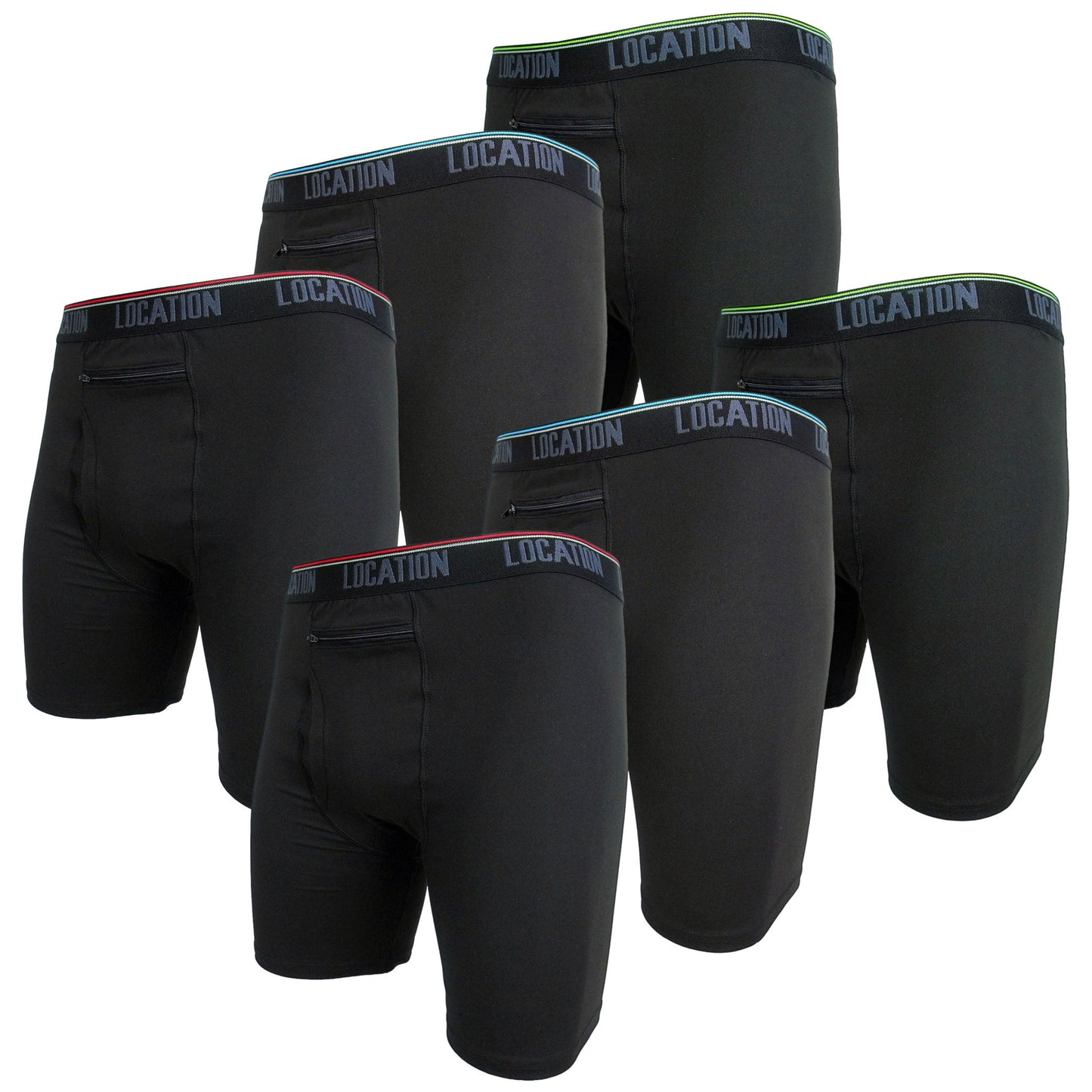 Men's 6-Pack Long-Leg Boxer Briefs Mens Underwear Challenger3_6PackCombo-1copy Location Clothing