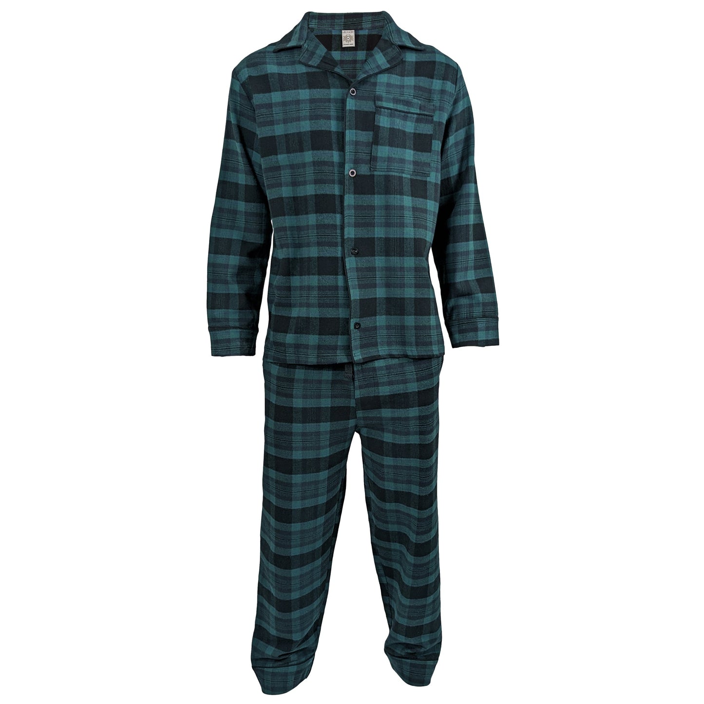Esquire Check Pyjamas Black Blue Check Pyjamas Esquire_-_Black_Blue_Watch_Tartan_-_1 Location Clothing