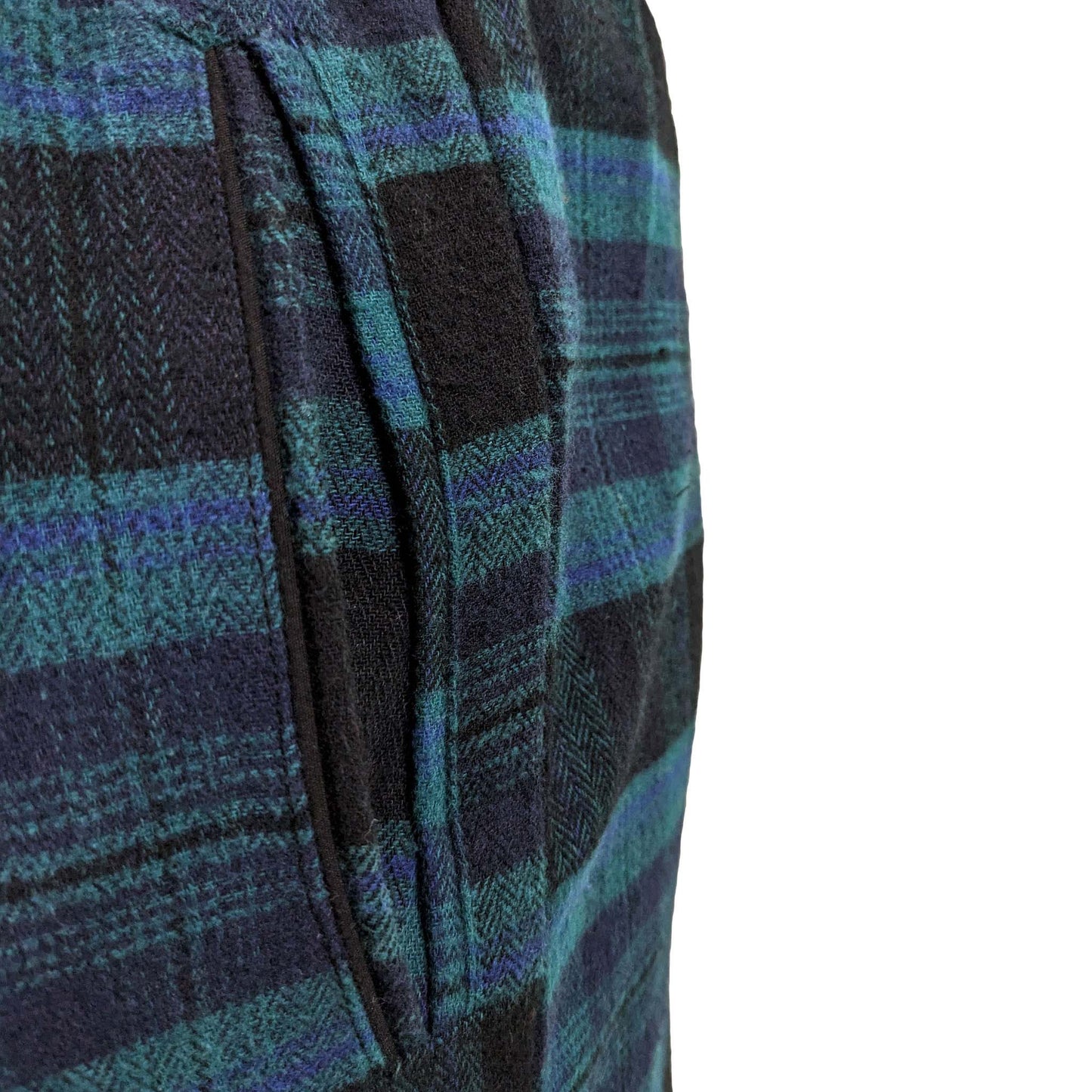 Esquire Check Pyjamas Pyjamas Esquire_-_Black_Blue_Watch_Tartan_-_10 Location Clothing