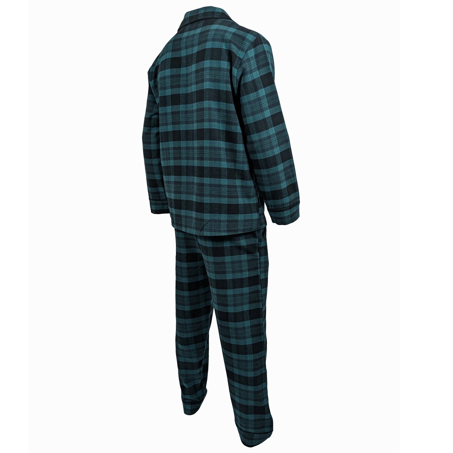 Esquire Check Pyjamas Pyjamas Esquire_-_Black_Blue_Watch_Tartan_-_3 Location Clothing