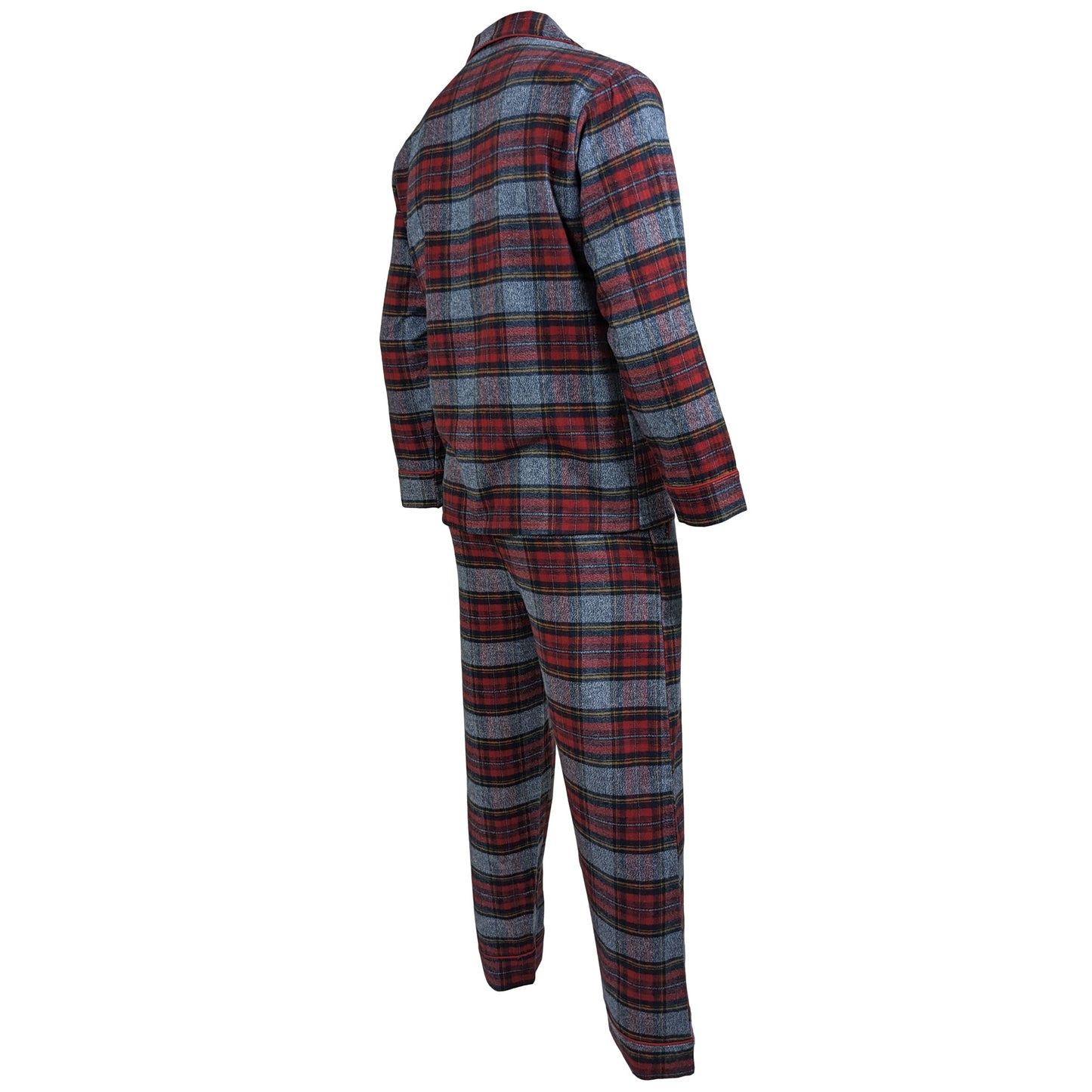 Esquire Check Pyjamas Pyjamas Esquire_-_Red_Grey_Tartan_Original_-_3 Location Clothing