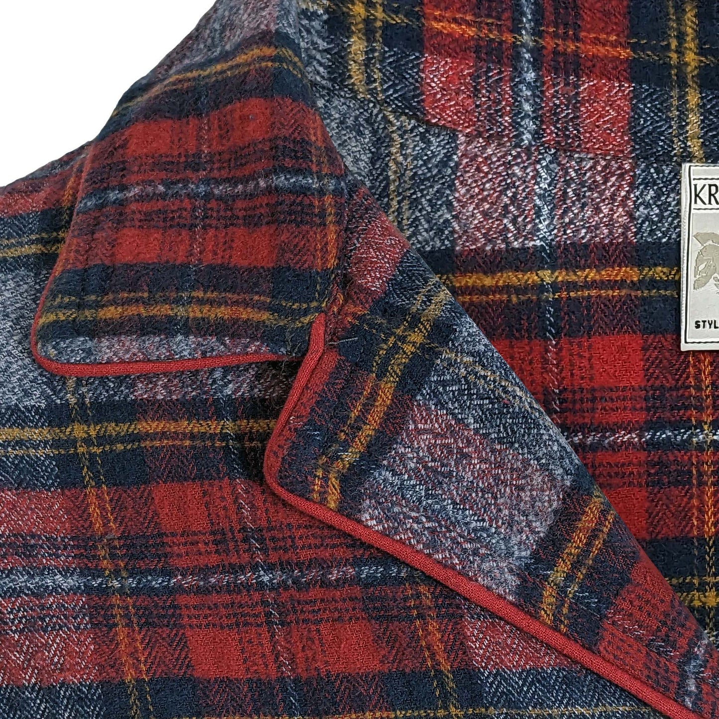 Esquire Check Pyjamas Pyjamas Esquire_-_Red_Grey_Tartan_Original_-_5 Location Clothing