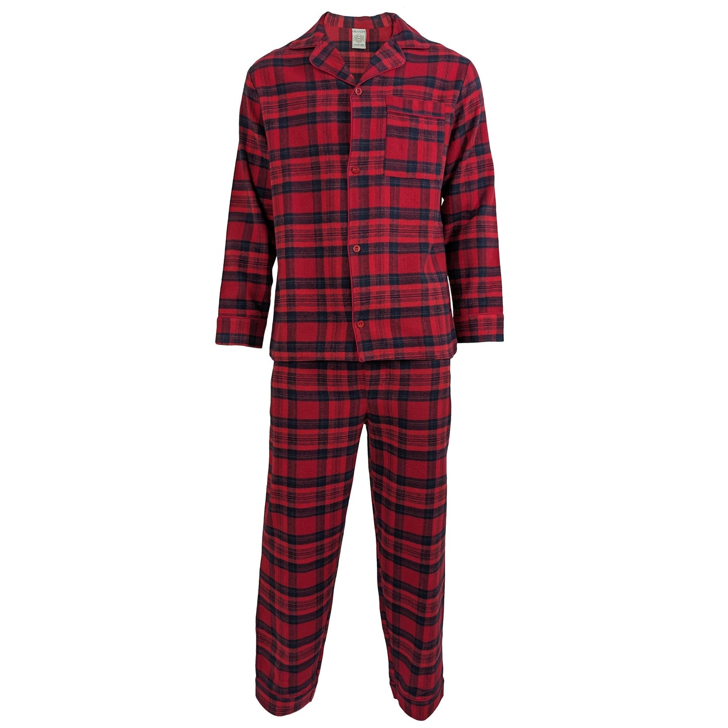 Esquire Check Pyjamas Red Parade Pyjamas Esquire_-_Red_Parade_Tartan_-_1 Location Clothing