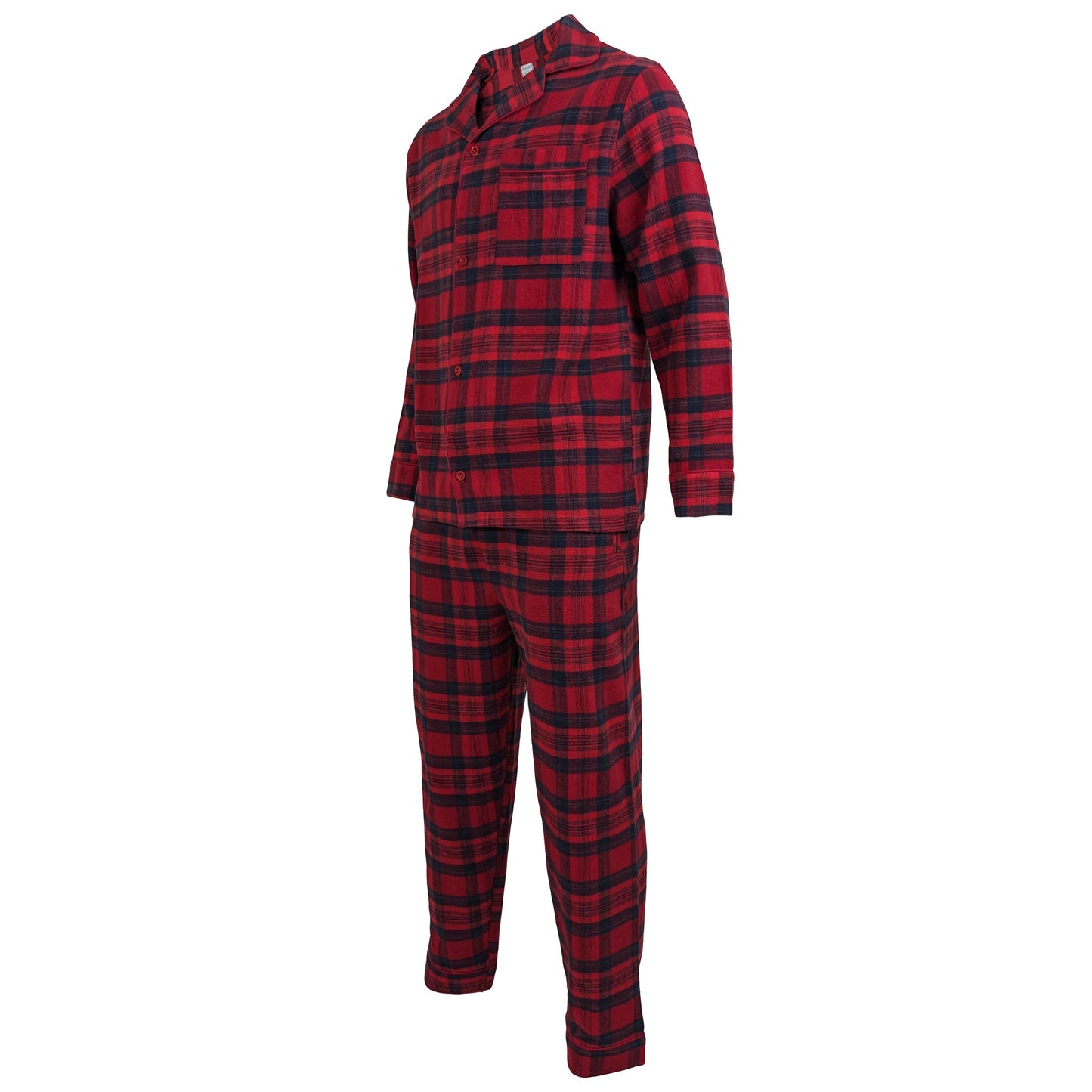 Esquire Check Pyjamas Pyjamas Esquire_-_Red_Parade_Tartan_-_2 Location Clothing
