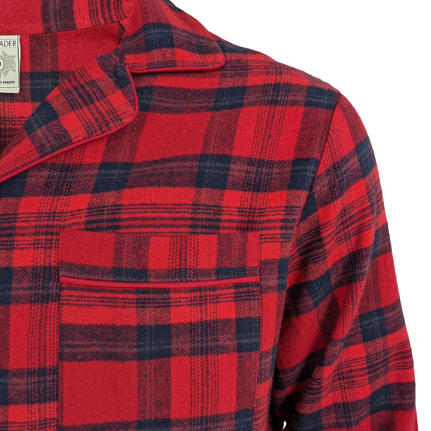 Esquire Check Pyjamas Pyjamas Esquire_-_Red_Parade_Tartan_-_4 Location Clothing