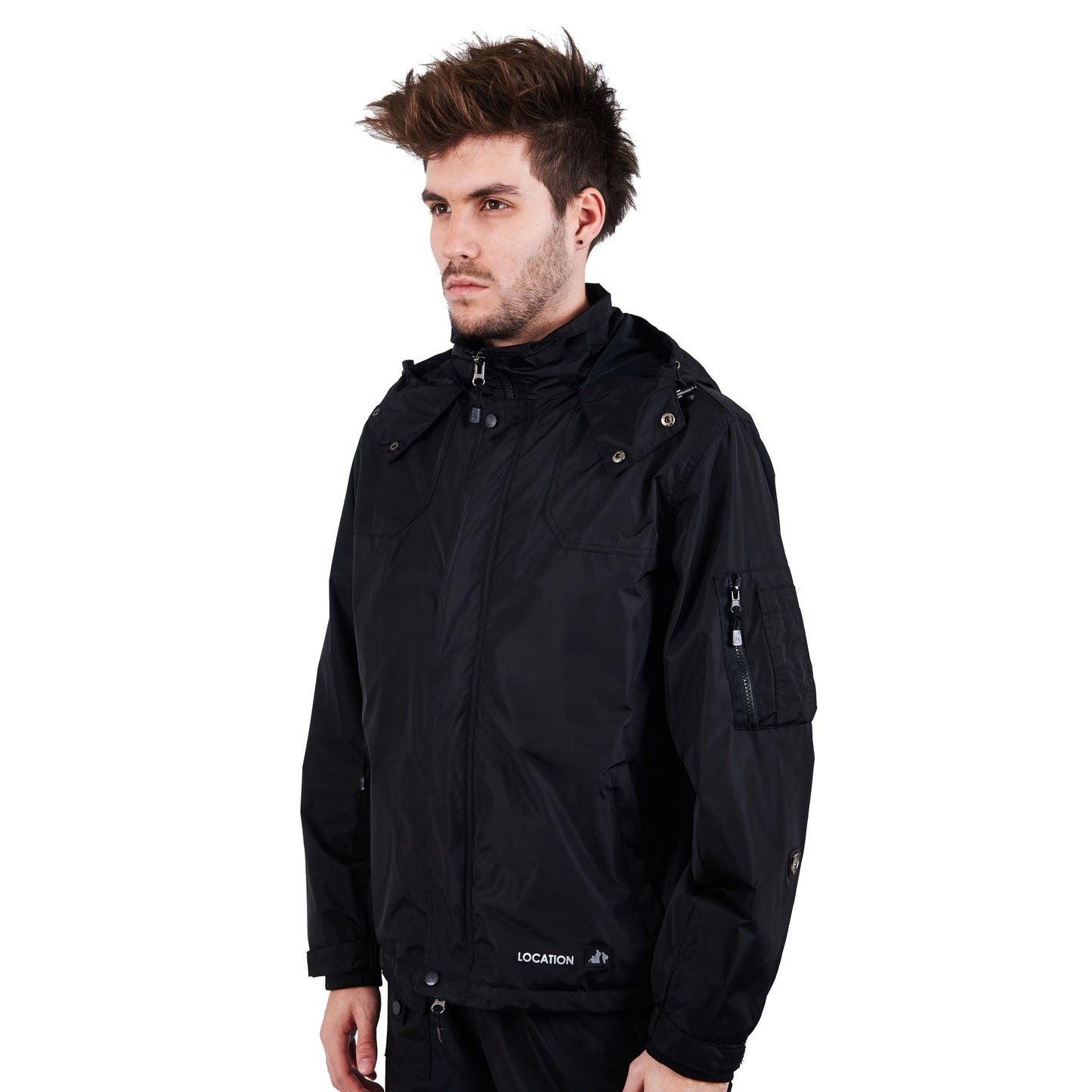 Hunter Waterproof Rain Jacket Jacket HUNTER_Hooded_jacket_-_4 Location Clothing