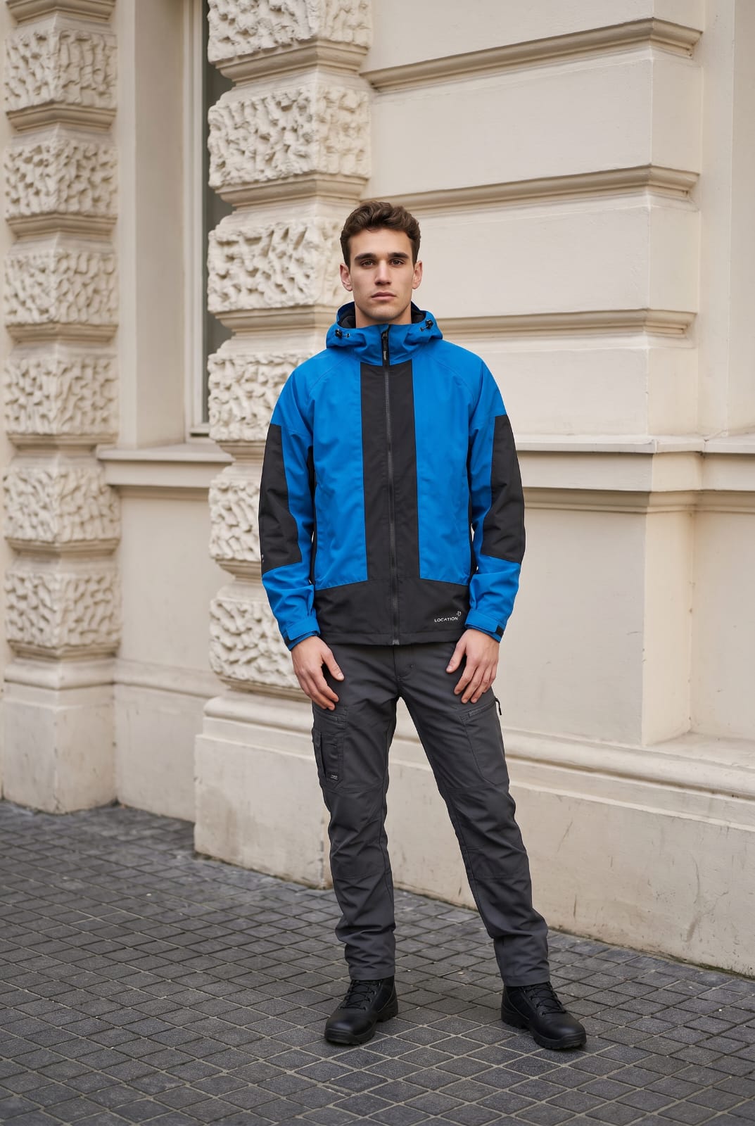 Independance Black Blue Goggle Jacket – Location Clothing