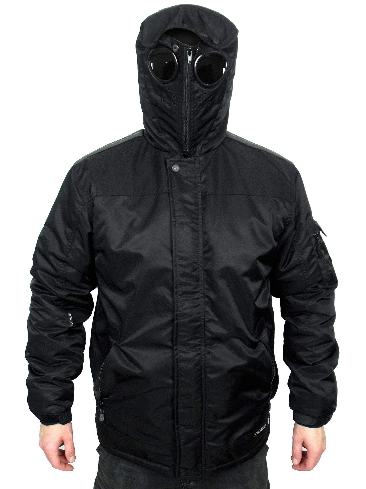 Infiltrator Longer Goggle Jacket Black and Camo Jacket Infiltrator_Black_14_new Location Clothing