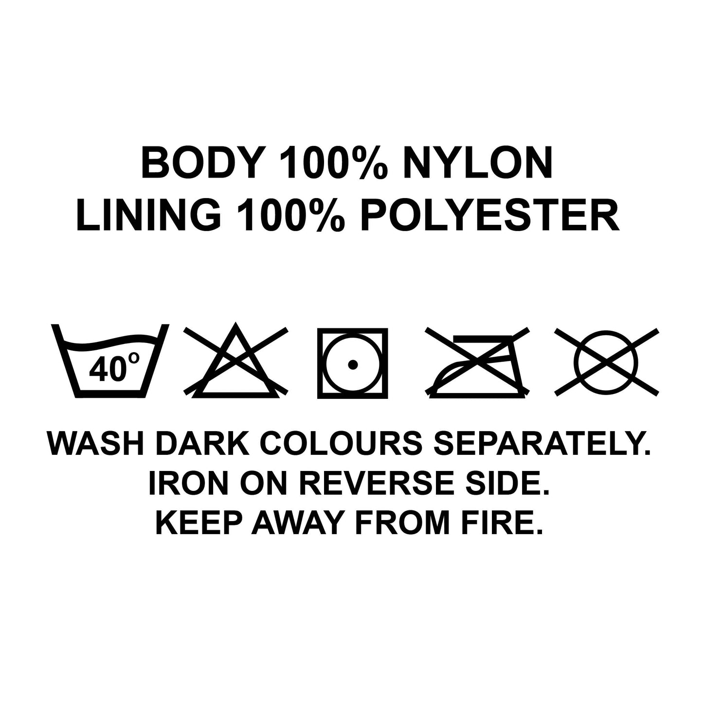 Infiltrator Longer Goggle Jacket Black and Camo Jacket Infiltrator_Jacket_care_label_copy Location Clothing