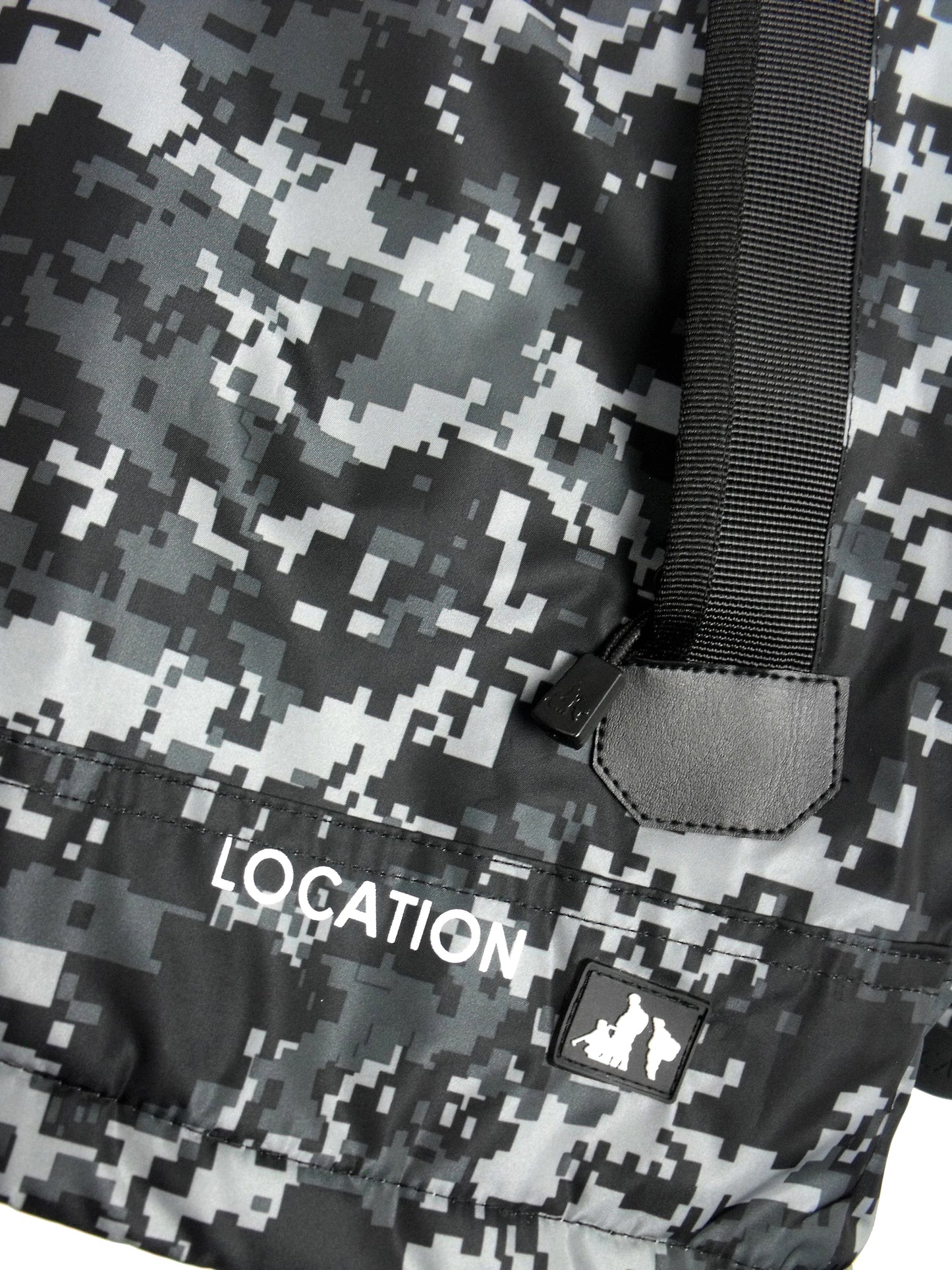 Infiltrator Longer Goggle Jacket Black and Camo Jacket Infiltrator_Satellite_Defrag_Camo_19_new Location Clothing