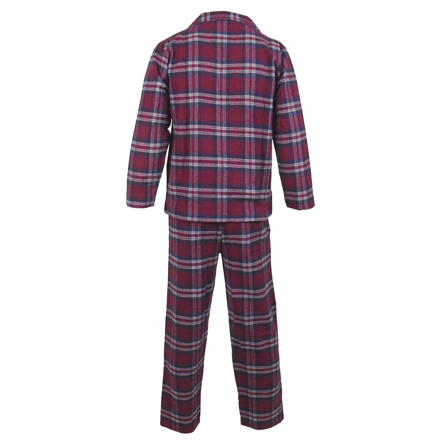 Newmont Pyjama Set Pyjamas NewmontBurgundyTartanCheckEX-9 Location Clothing