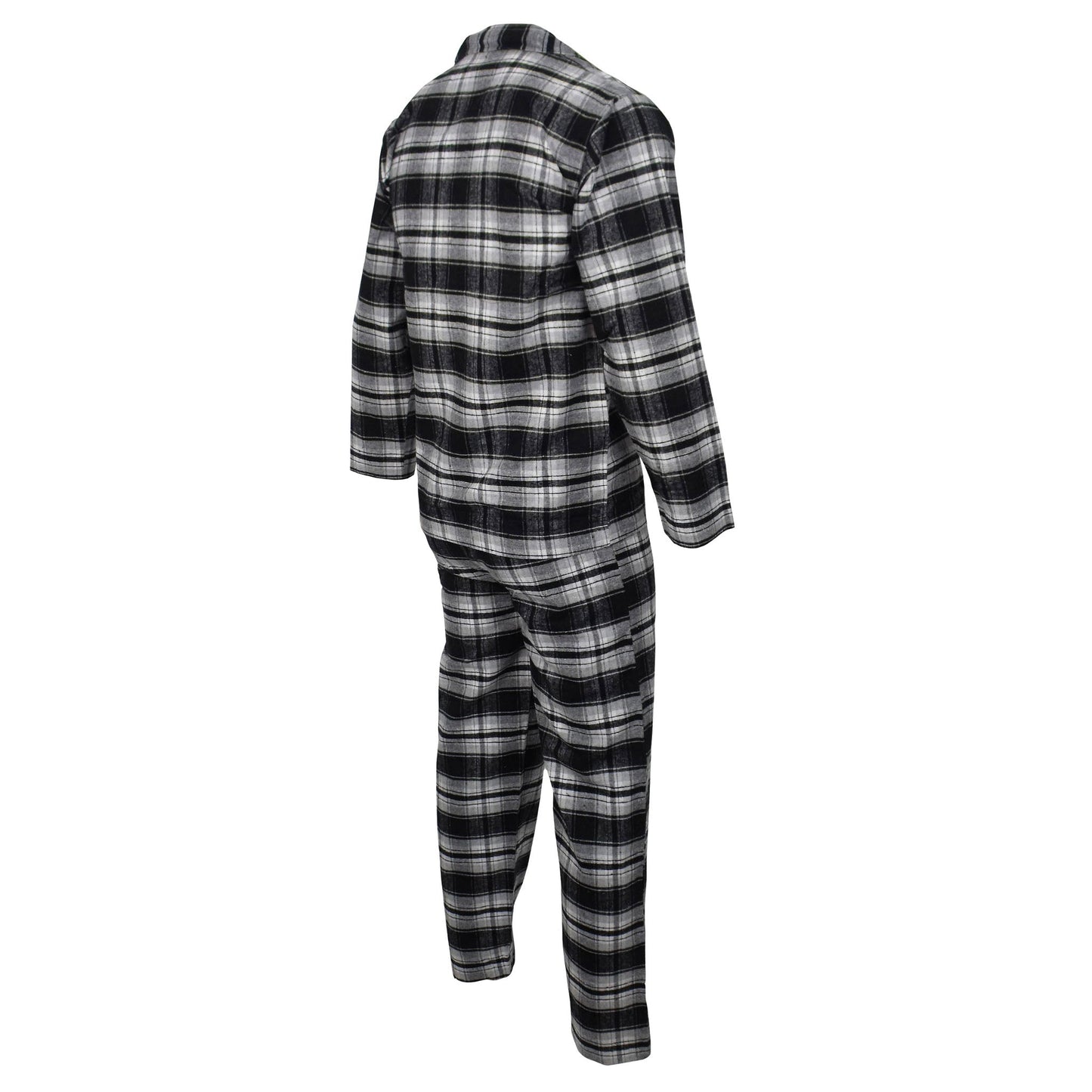 Newmont Pyjama Set Pyjamas Newmont_Black_GreyTartan_Check_EX_-_7 Location Clothing