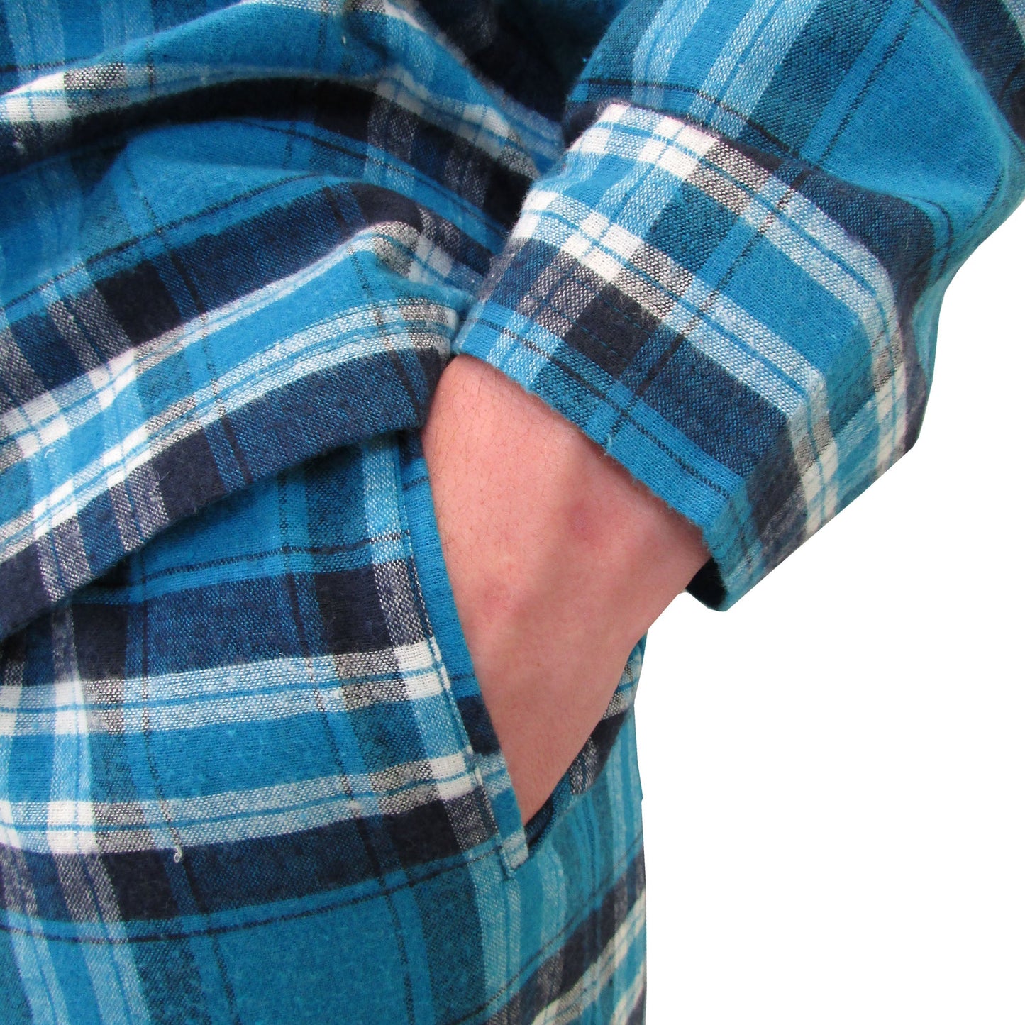 Newmont Pyjama Set Pyjamas Newmont_Blue_Tartan_Check_EX_-_4 Location Clothing