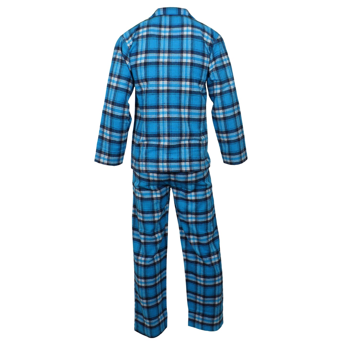 Newmont Pyjama Set Pyjamas Newmont_Blue_Tartan_Check_EX_-_7 Location Clothing
