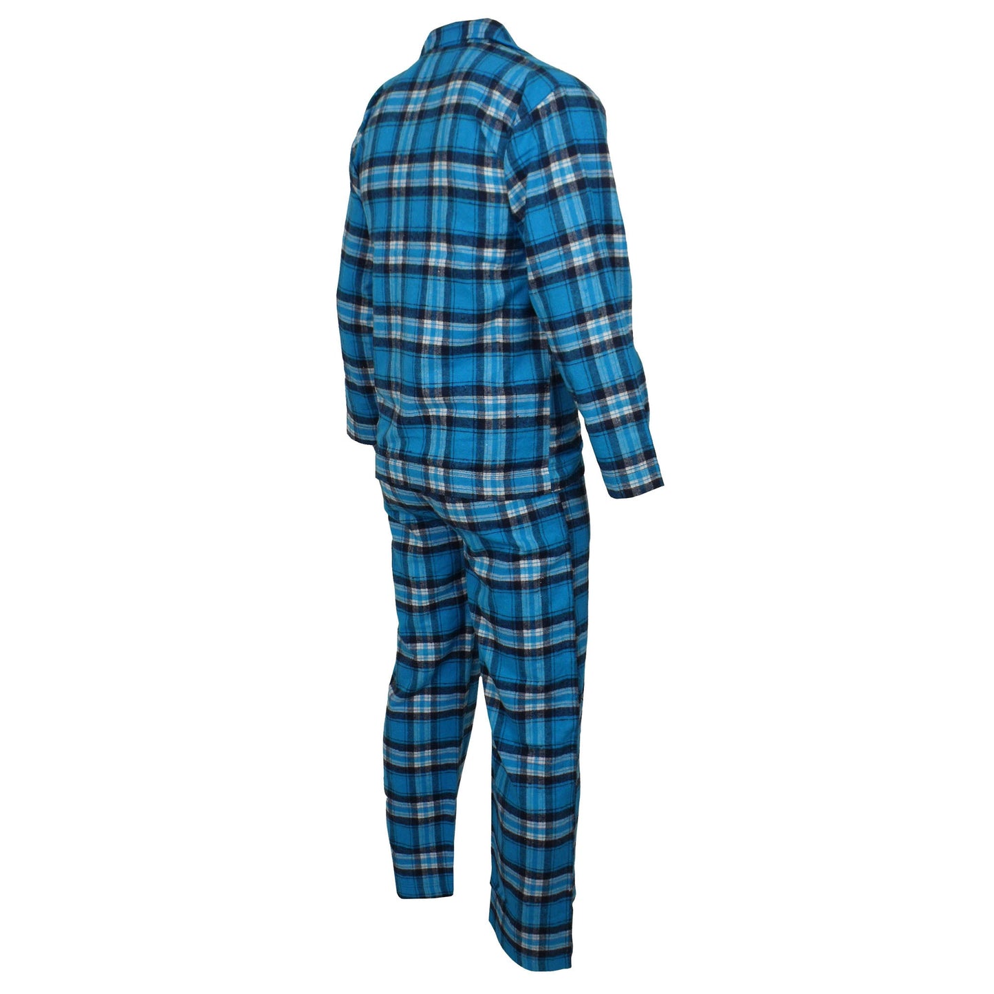 Newmont Pyjama Set Pyjamas Newmont_Blue_Tartan_Check_EX_-_8 Location Clothing