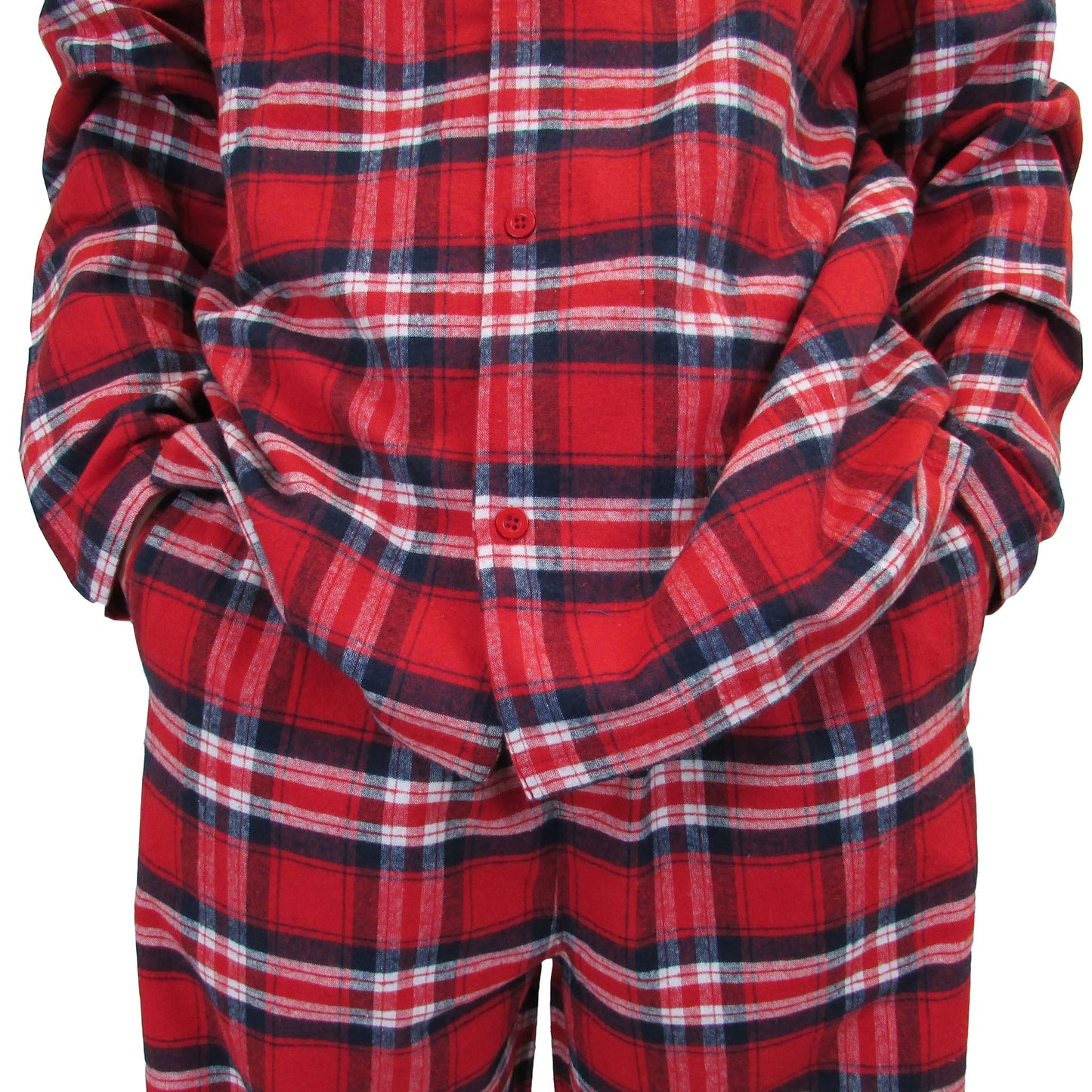 Newmont Pyjama Set Pyjamas Newmont_Red_Tartan_Check_EX_-_3 Location Clothing
