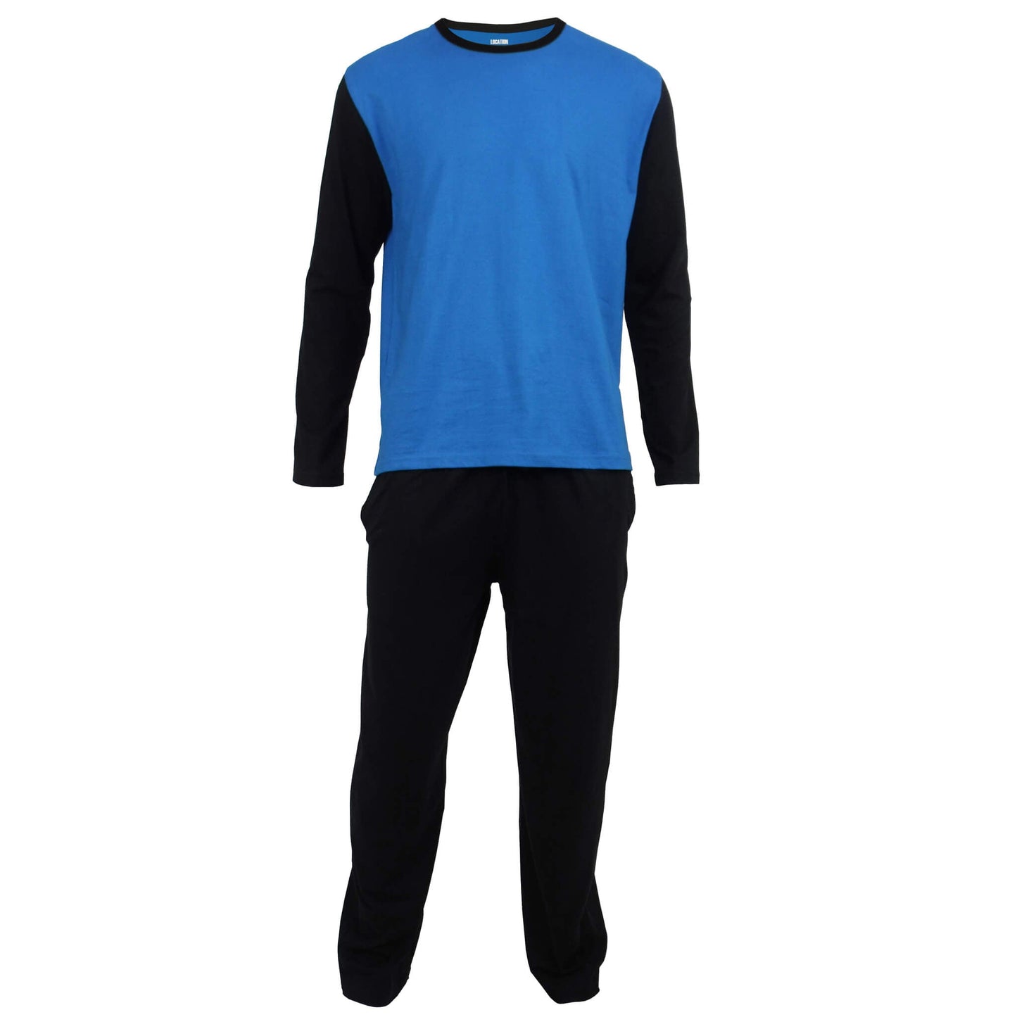 Royale Pyjamas Set Black Blue Pyjamas Royale_Black_-_Blue_-_1_copy_6fdda38e-1955-4f66-a19b-39878592f2e5 Location Clothing