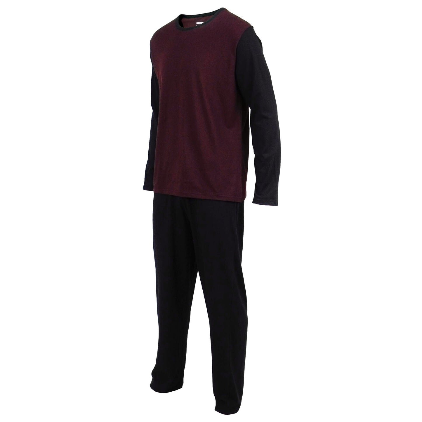 Royale Pyjamas Set Pyjamas Royale_Black_-_Burgundy_-_2_copy Location Clothing