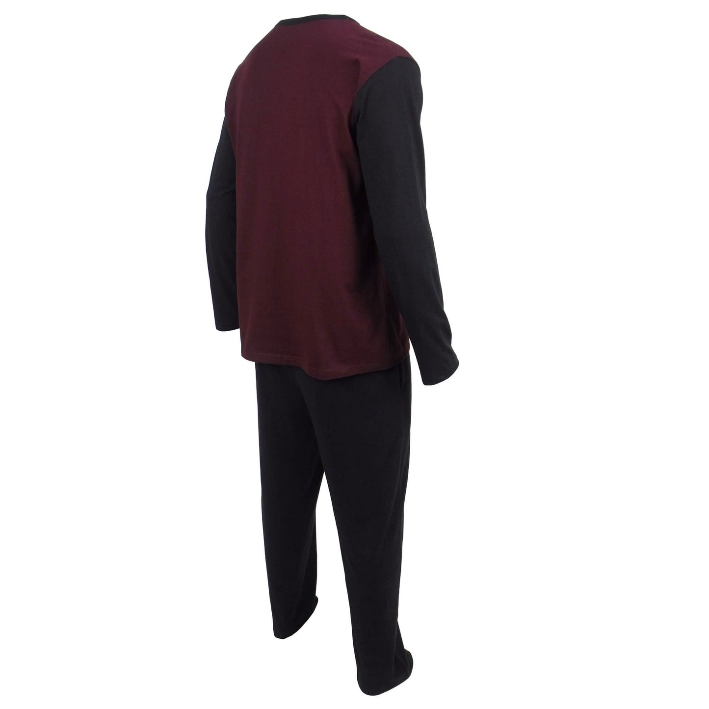 Royale Pyjamas Set Pyjamas Royale_Black_-_Burgundy_-_3_copy Location Clothing