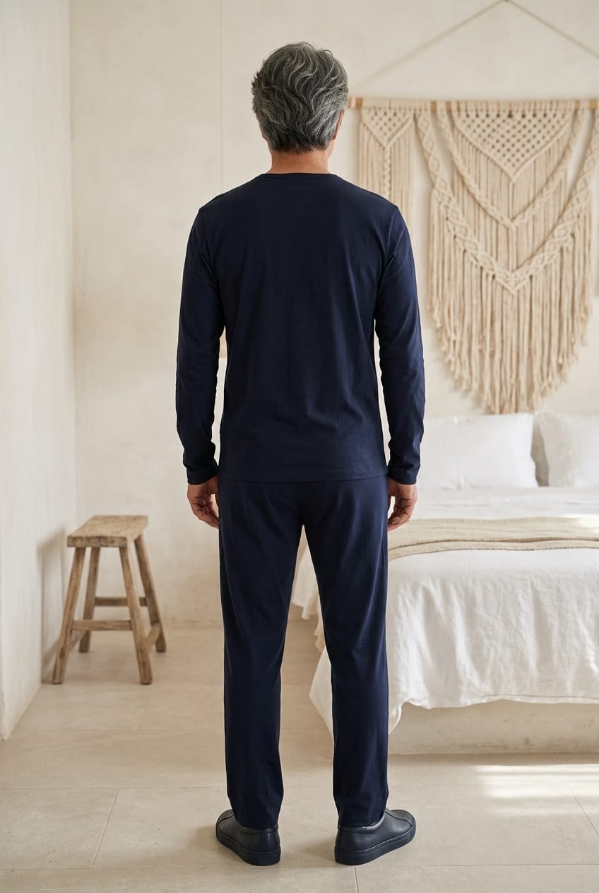 Dauphin Pyjama Set Pyjamas a0c5fc22-6ea6-4889-8e71-0194d721080bDAPNAVY6_66c7c930-a1e7-42ca-a593-7d38fd269e75 Location Clothing