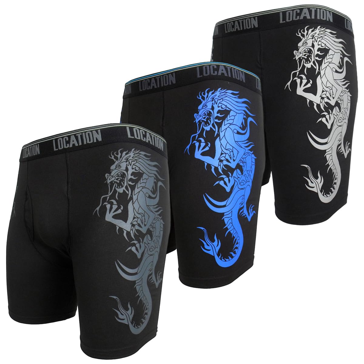 Challenger Four 3 Pack Men's Boxer Shorts – Anti-Chafing, High Performance Underwear Challenger 4 XXL Mens Underwear b801214e Location Clothing