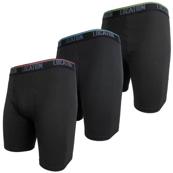 Challenger One 3-Pack Men's Boxer Shorts – Anti-Chafing, High Performance Underwear Mens Underwear challenger-one-3-pack-381-p3 Location Clothing