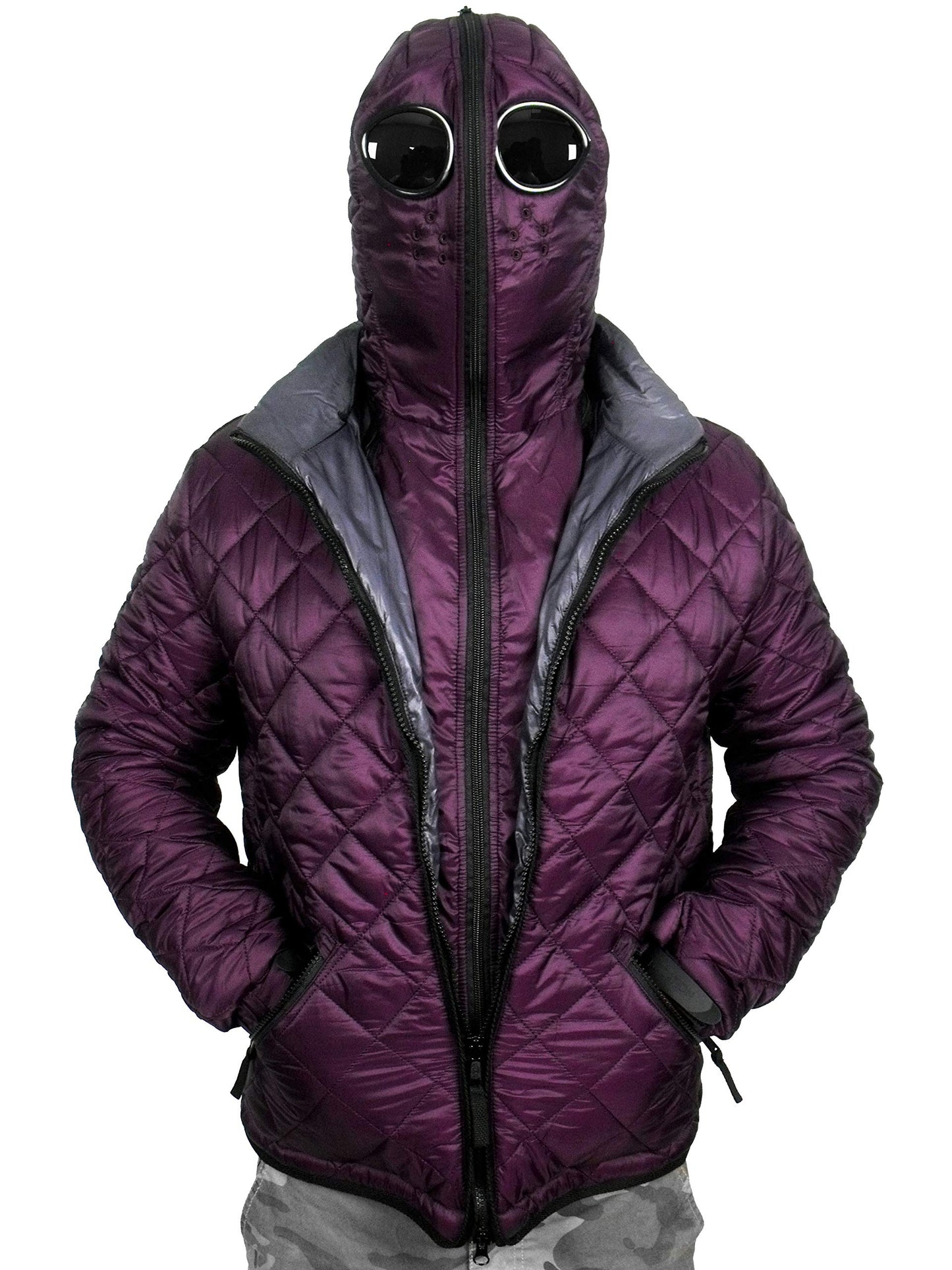 Transform Goggle Jacket Burgundy Black or Navy Quilted Jacket d9669f4f Location Clothing