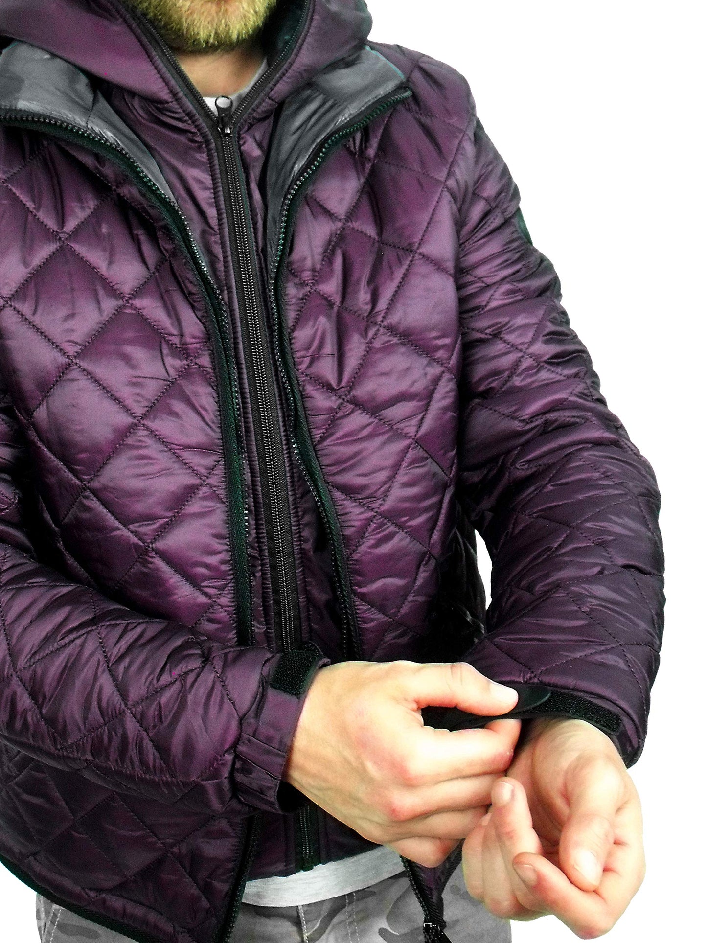 Transform Goggle Jacket Burgundy Black or Navy Quilted Jacket e61ace50 Location Clothing