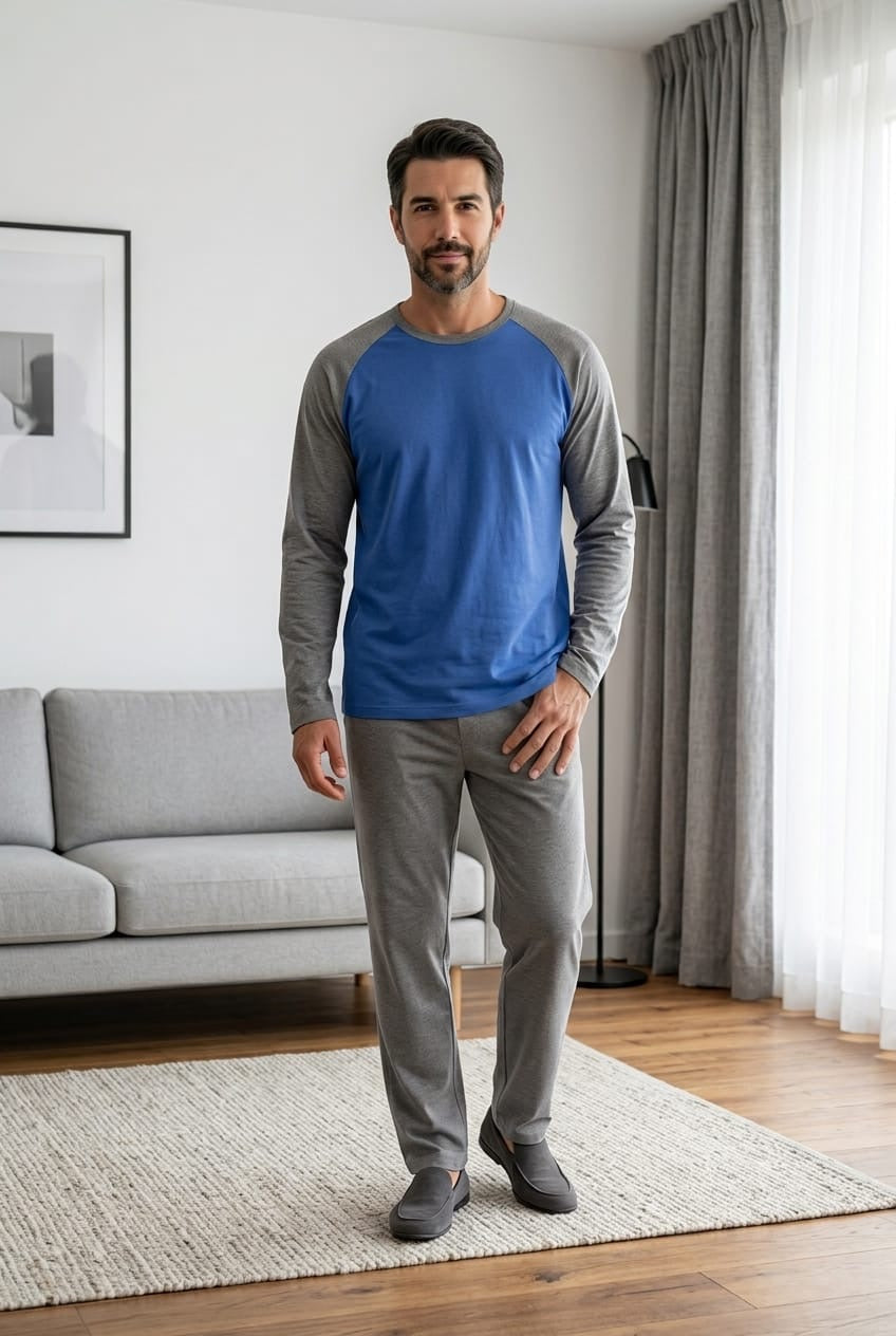 Royale Pyjamas Set H-Grey Blue Pyjamas f4628896-5586-4fdb-a114-e817039fdaf9Belmont4_dcef56cc-a62f-462e-ba7a-d0b165aef91f Location Clothing
