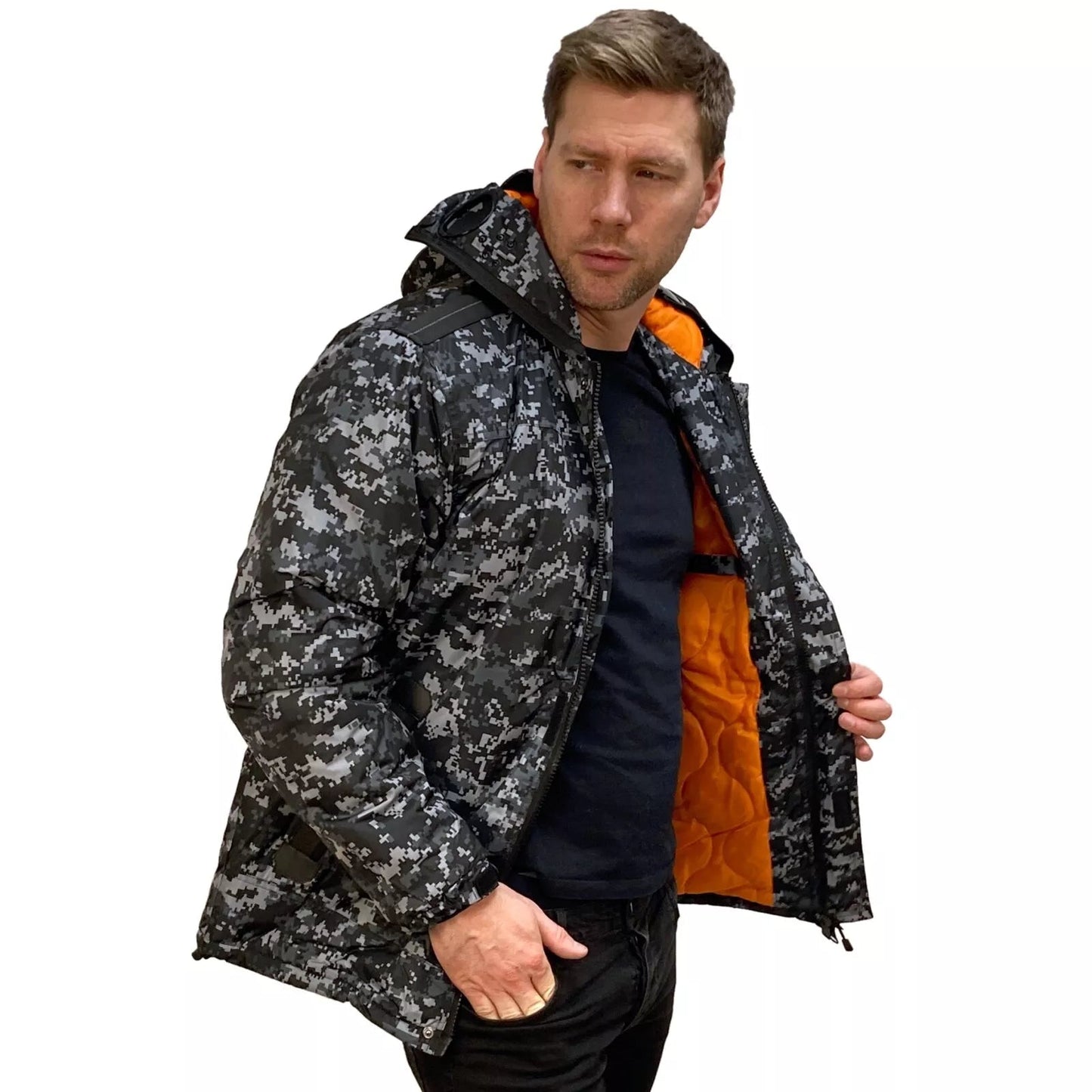Infiltrator Longer Goggle Jacket Black and Camo Jacket s-l1600INCAM2 Location Clothing