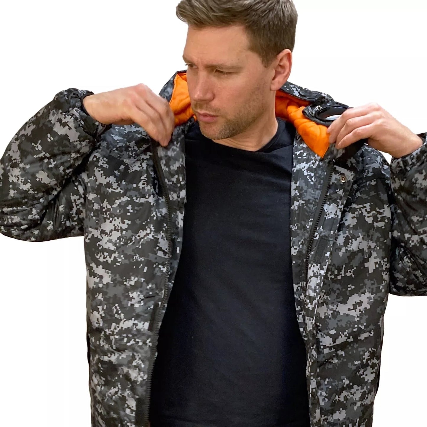 Infiltrator Longer Goggle Jacket Black and Camo Jacket s-l1600INCAM4 Location Clothing