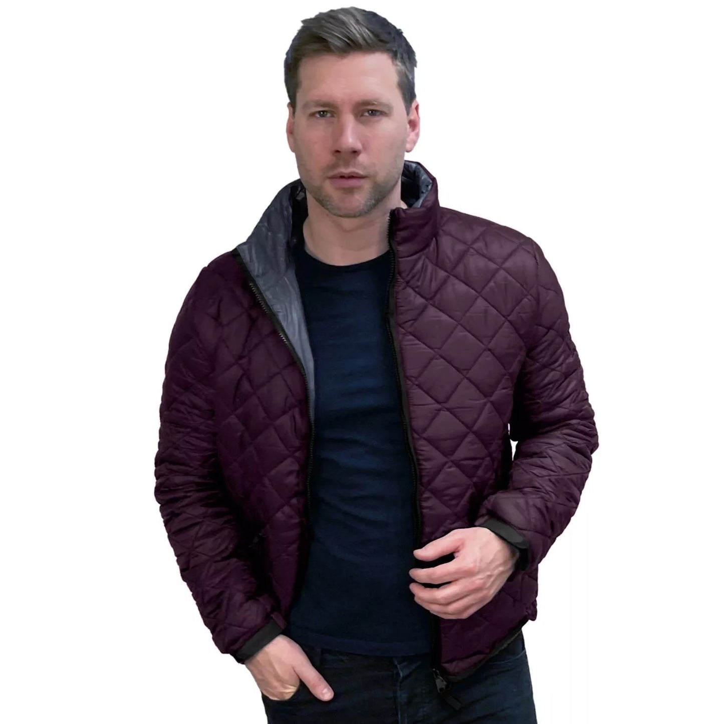 Transform Goggle Jacket Burgundy Black or Navy Quilted Jacket s-l1600TRANS10 Location Clothing