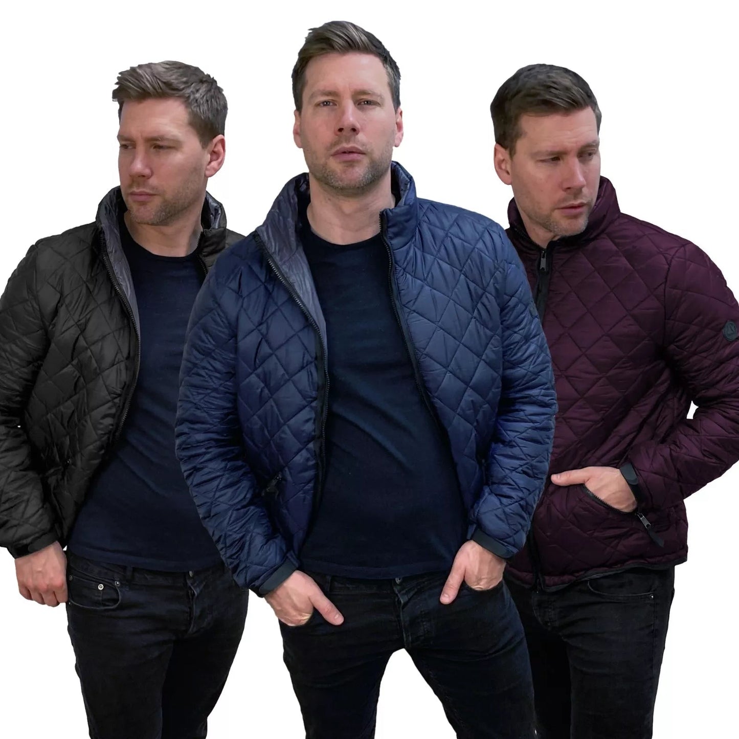 Transform Goggle Jacket Burgundy Black or Navy Quilted Jacket s-l1600TRANSCOMBO Location Clothing