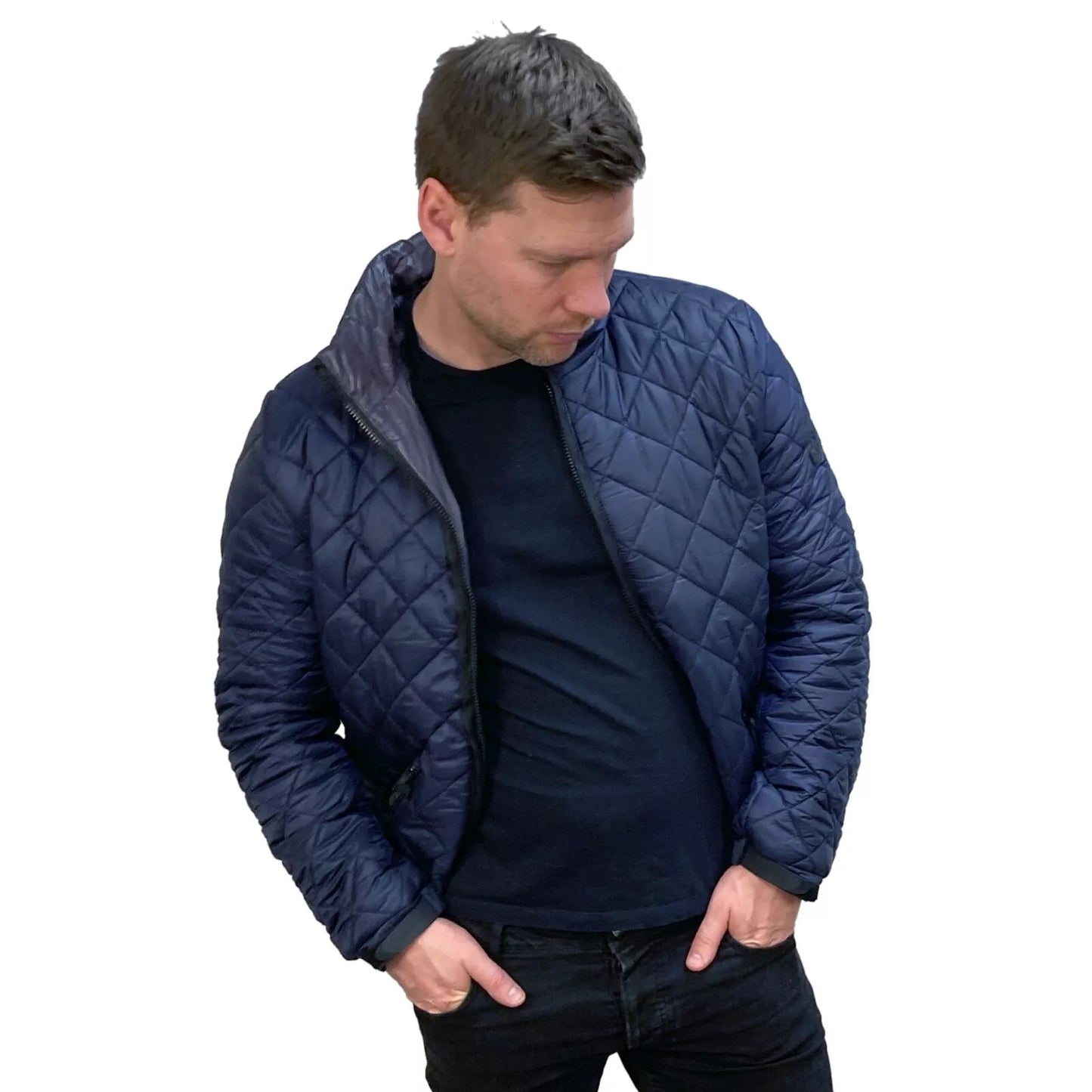 Transform Goggle Jacket Burgundy Black or Navy Quilted Jacket s-l1600TRANSNAVY Location Clothing
