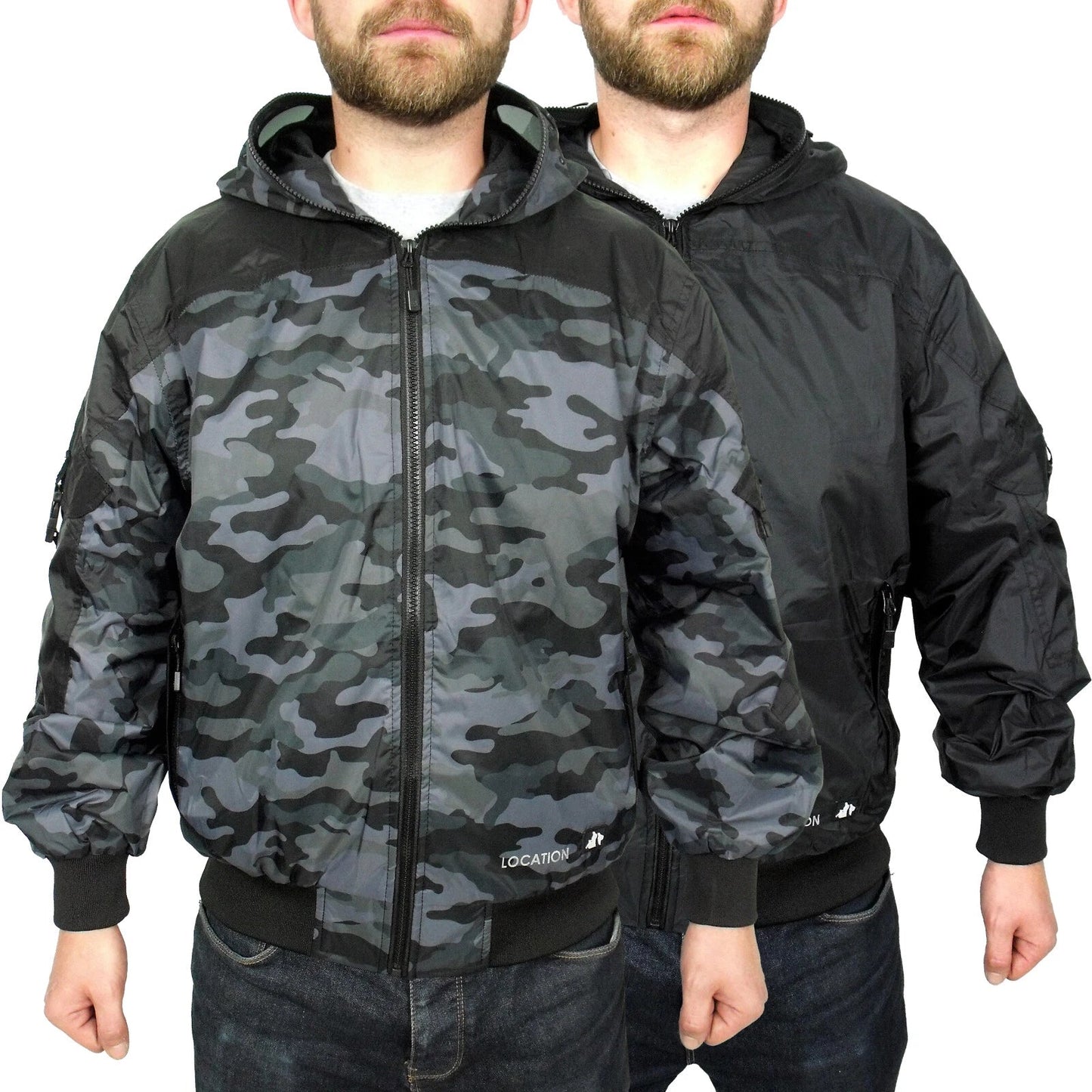 Hunter WR Goggle Bomber Jacket Camo and Black Bomber Jacket s-l1600WR6_b31b0061-b20d-4059-a8b6-a2f1026e996b Location Clothing