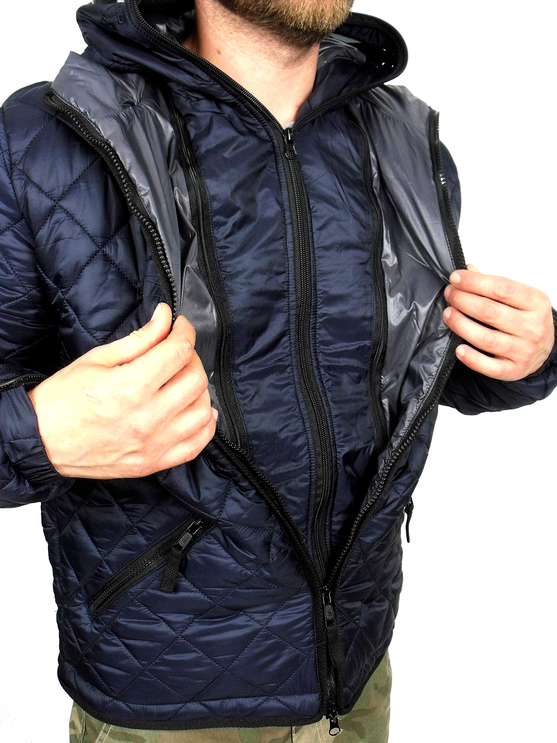 Transform Goggle Jacket Burgundy Black or Navy Quilted Jacket 39bd68a0 Location Clothing