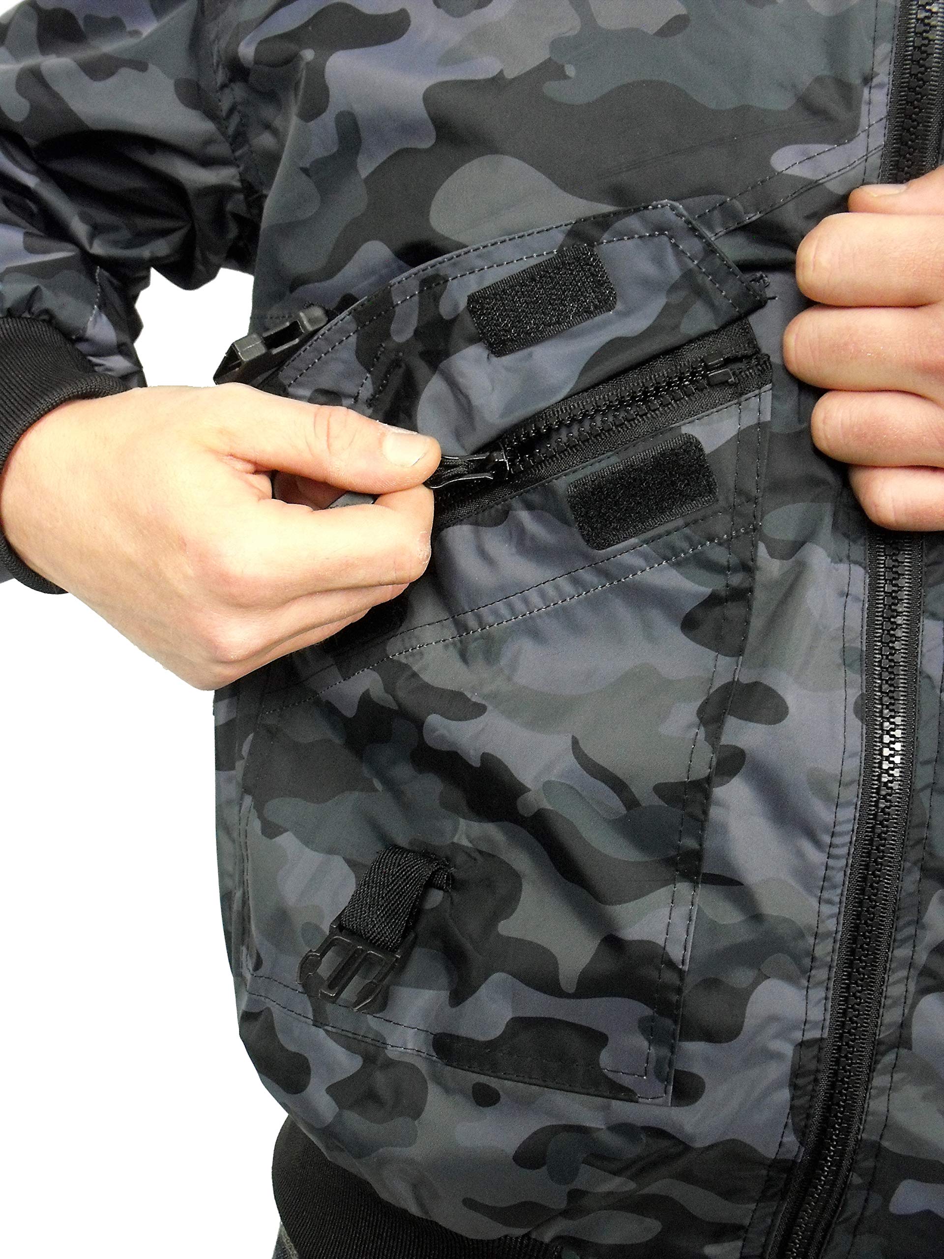 location goggle jacket Waterproof Hooded Goggle Bomber Jacket