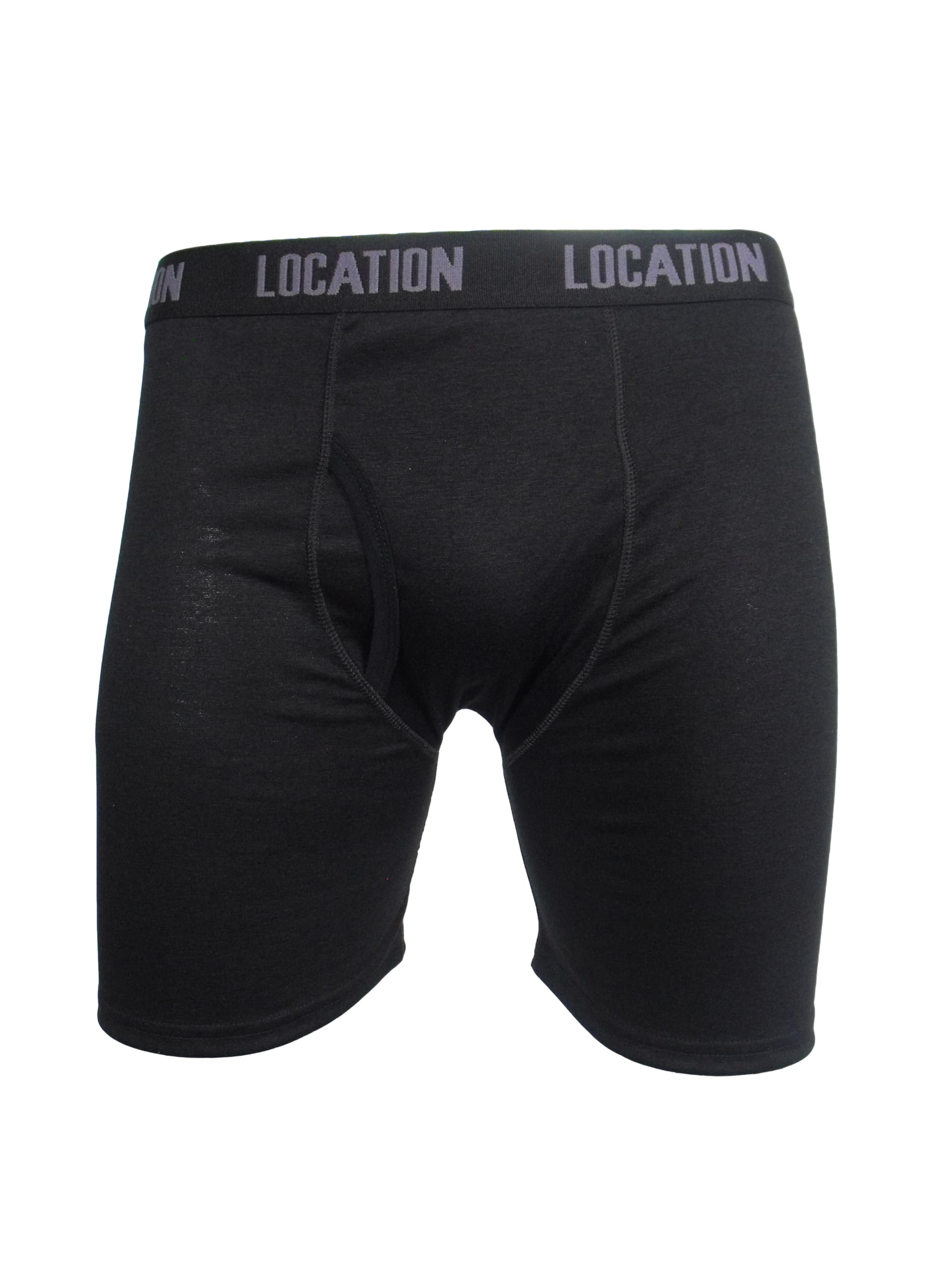 Mustang One 3 Pack Men's Longer Leg Boxer Shorts – Breathable Stretch Fit Underwear Mens Underwear 6a18a1b2 Location Clothing