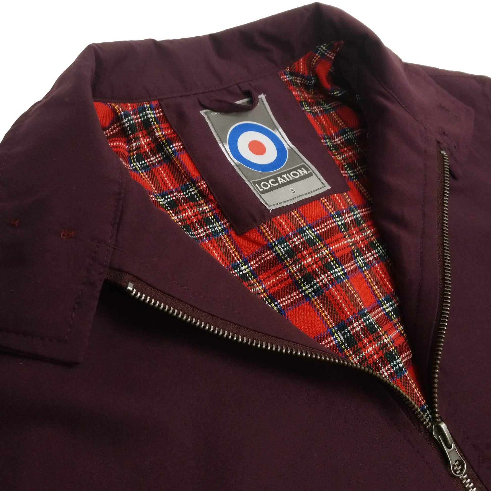 Location Tartan Lining Harrington Jacket Bomber Jacket 924a9560 location