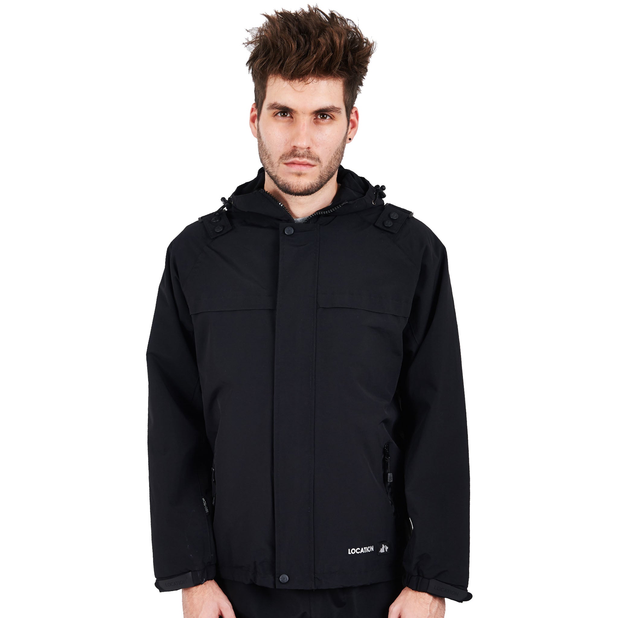 APEX FUSION Hooded Jacket: Waterproof, Windproof, Removable Pack