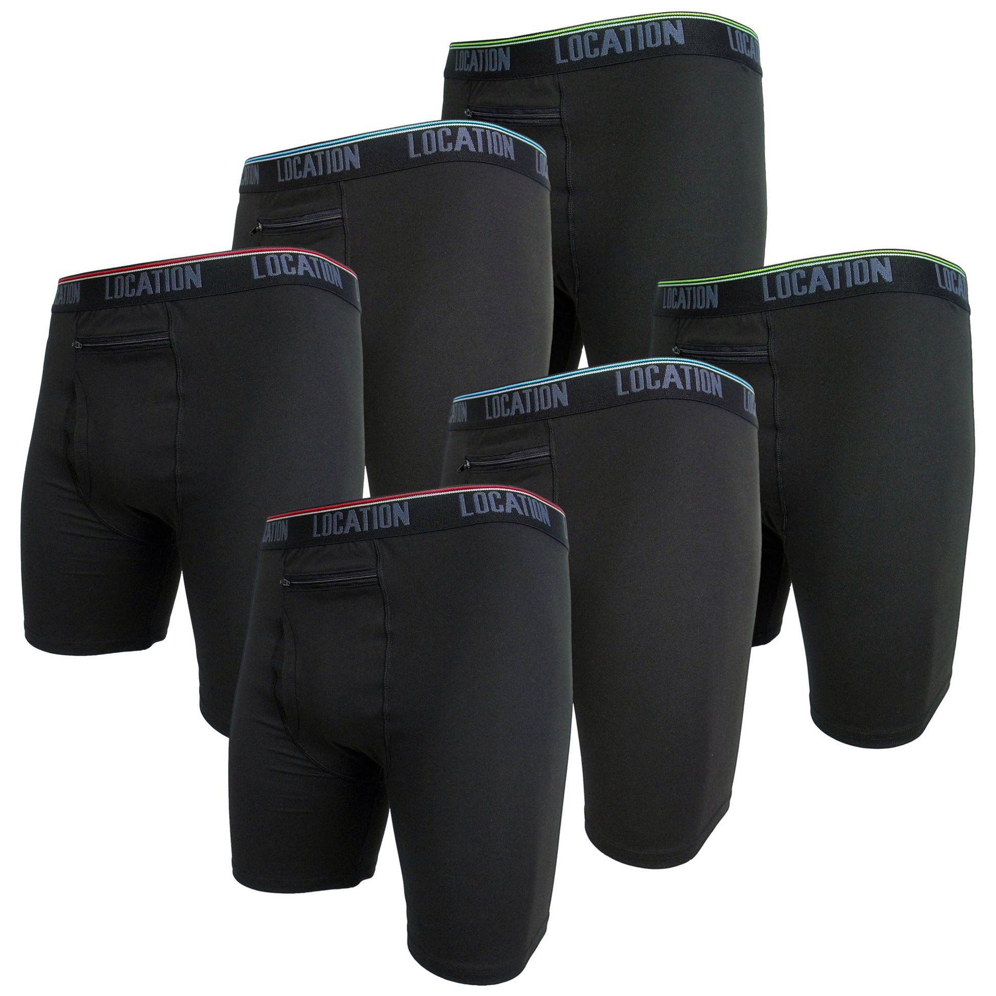 Men's 6-Pack Long-Leg Boxer Briefs Mens Underwear Challenger3_6PackCombo-1copy Location Clothing