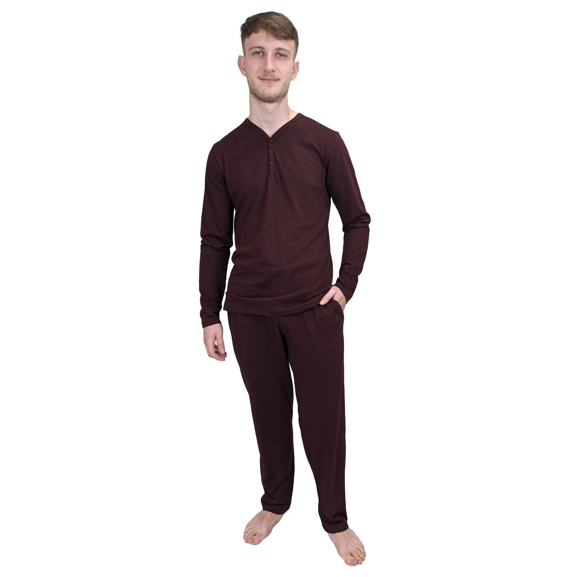 Dauphin Pyjama Set Pyjamas DapperBurgundy-2-2048x2048 Location Clothing