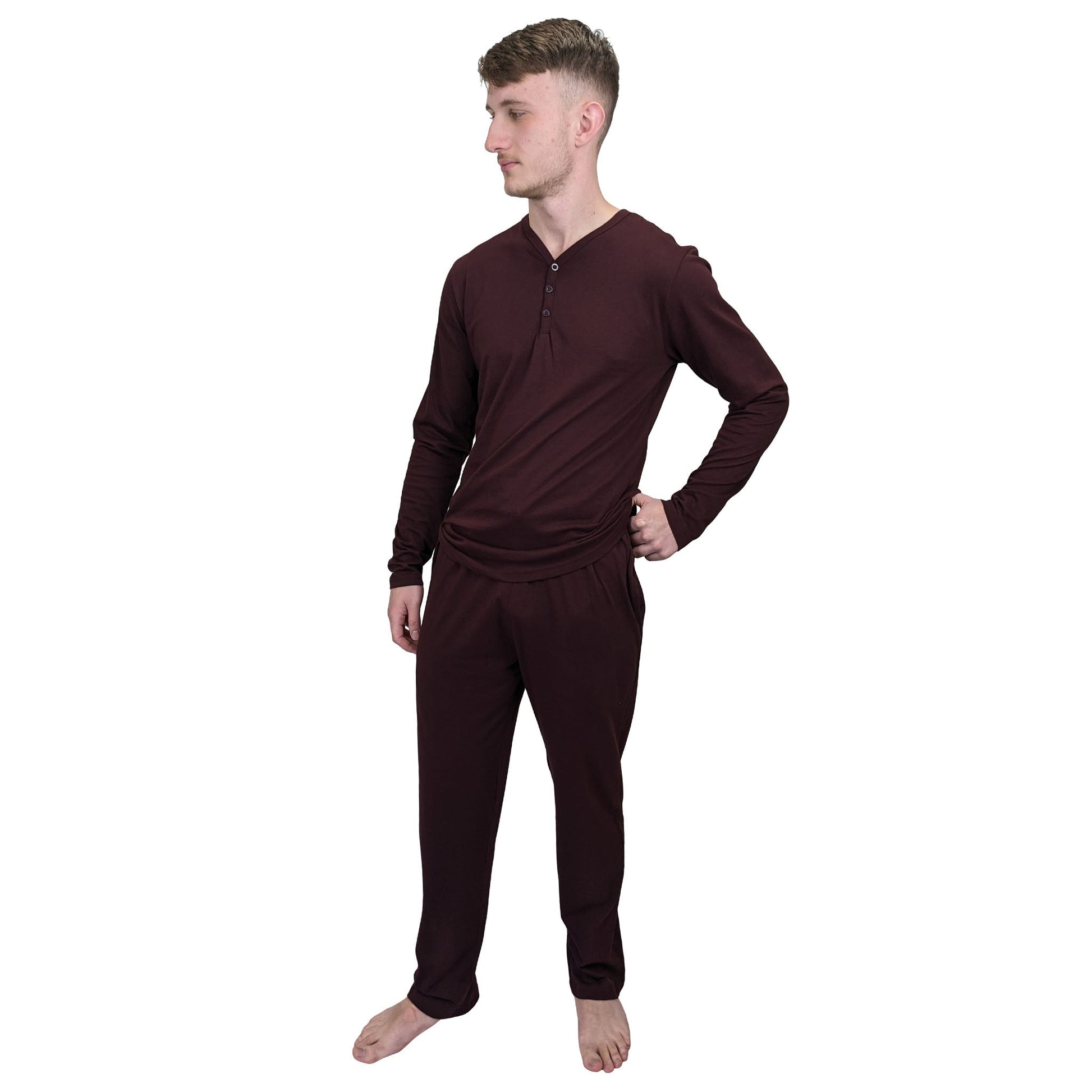 Dauphin Pyjama Set Pyjamas DapperBurgundy-6-2048x2048 Location Clothing