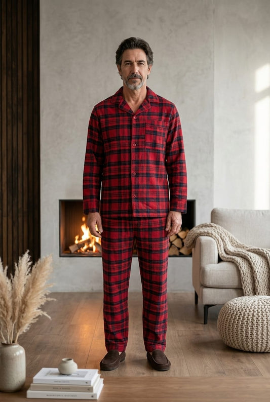 Esquire Check Pyjamas Location Clothing