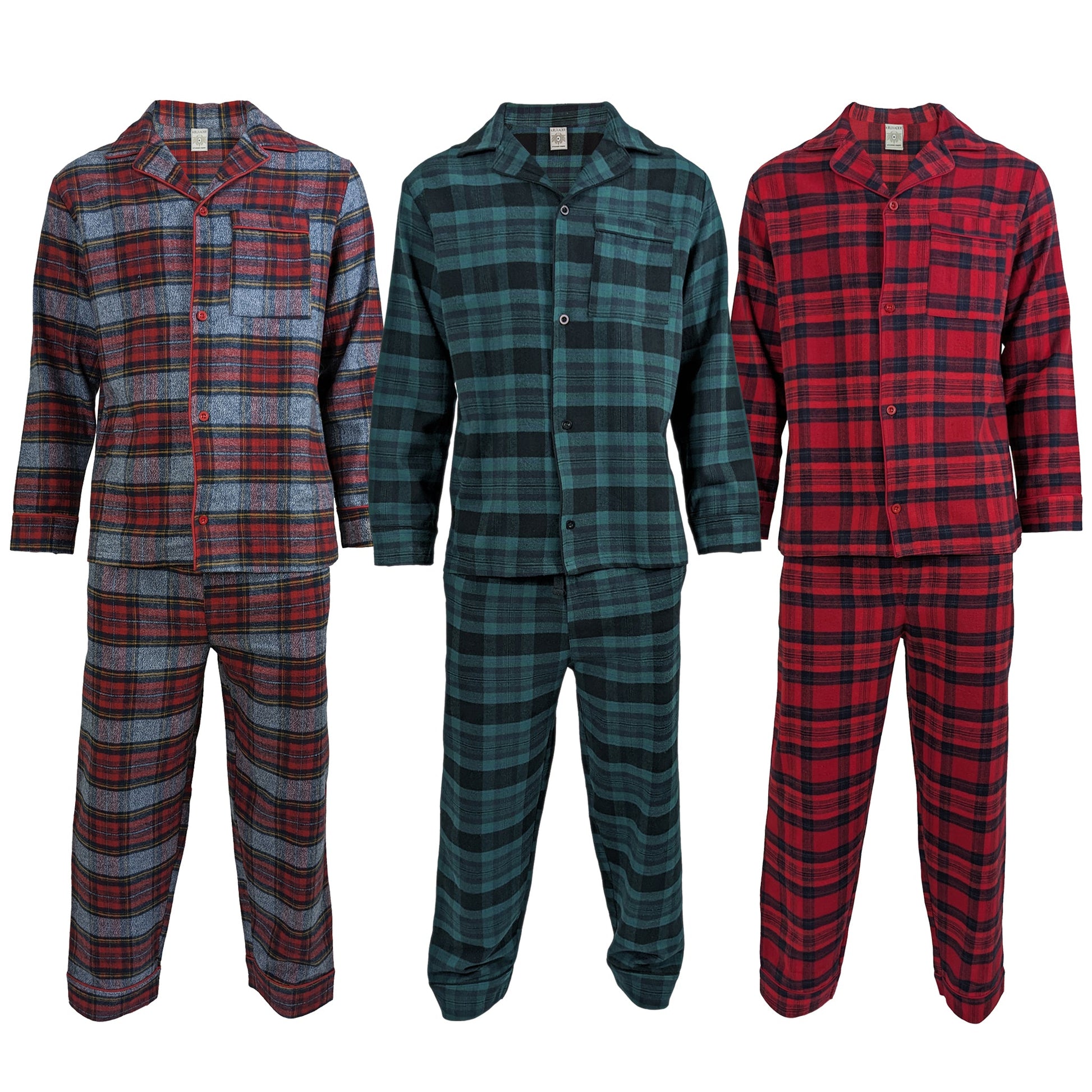 Esquire Check Pyjamas Pyjamas Esquire-AllColoursCombo-Mannequinonlycopy Location Clothing