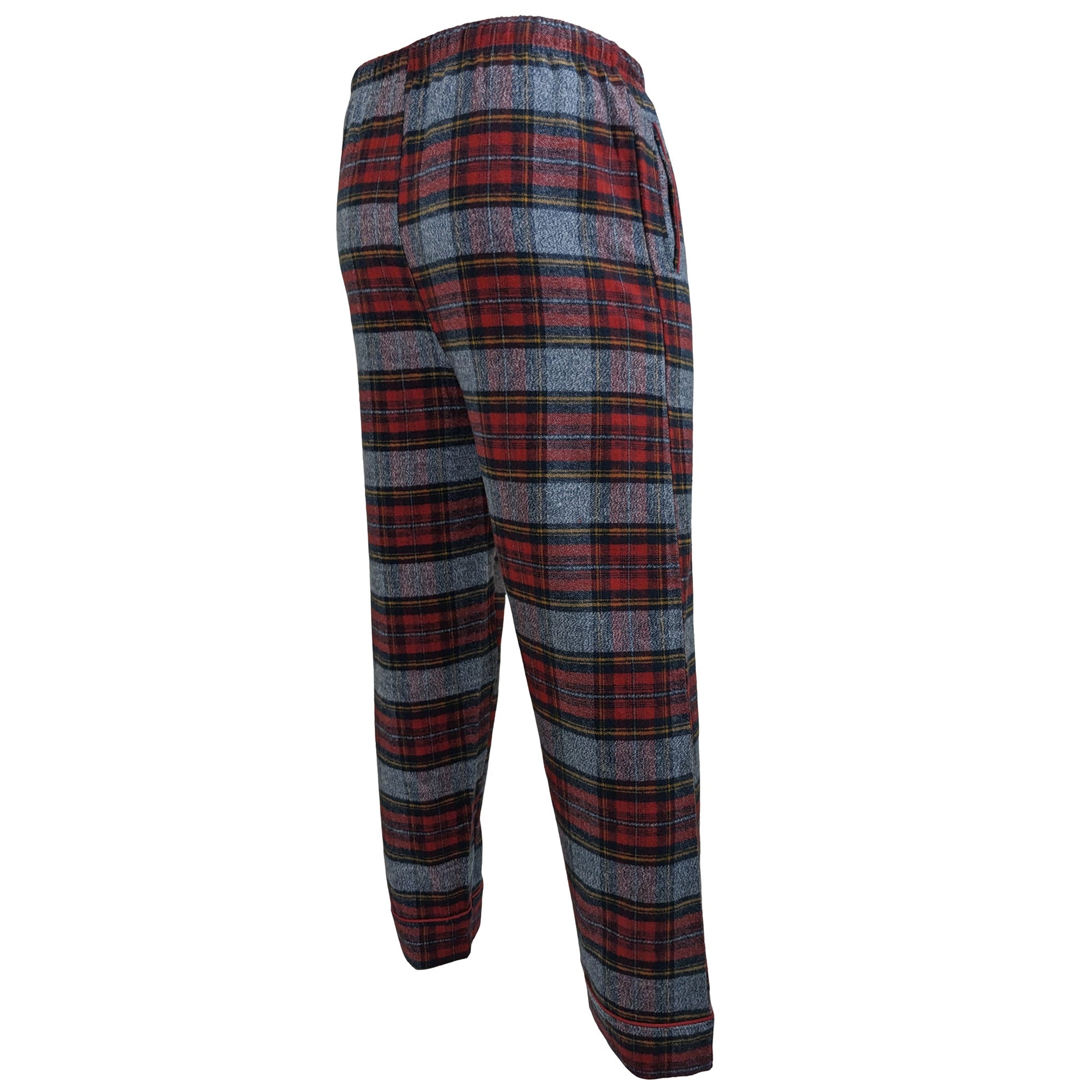 Esquire Check Pyjamas Pyjamas Esquire_-_Red_Grey_Tartan_Original_-_10 Location Clothing
