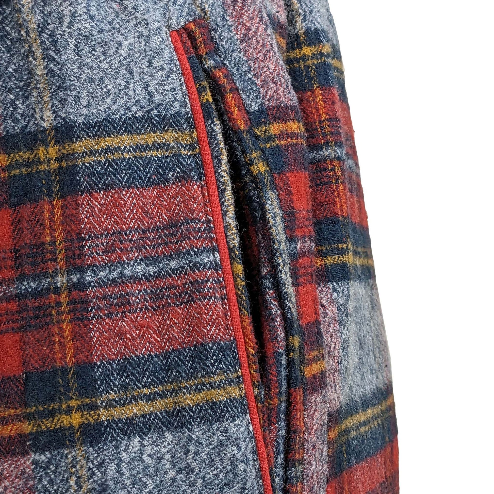 Esquire Check Pyjamas Pyjamas Esquire_-_Red_Grey_Tartan_Original_-_11 Location Clothing